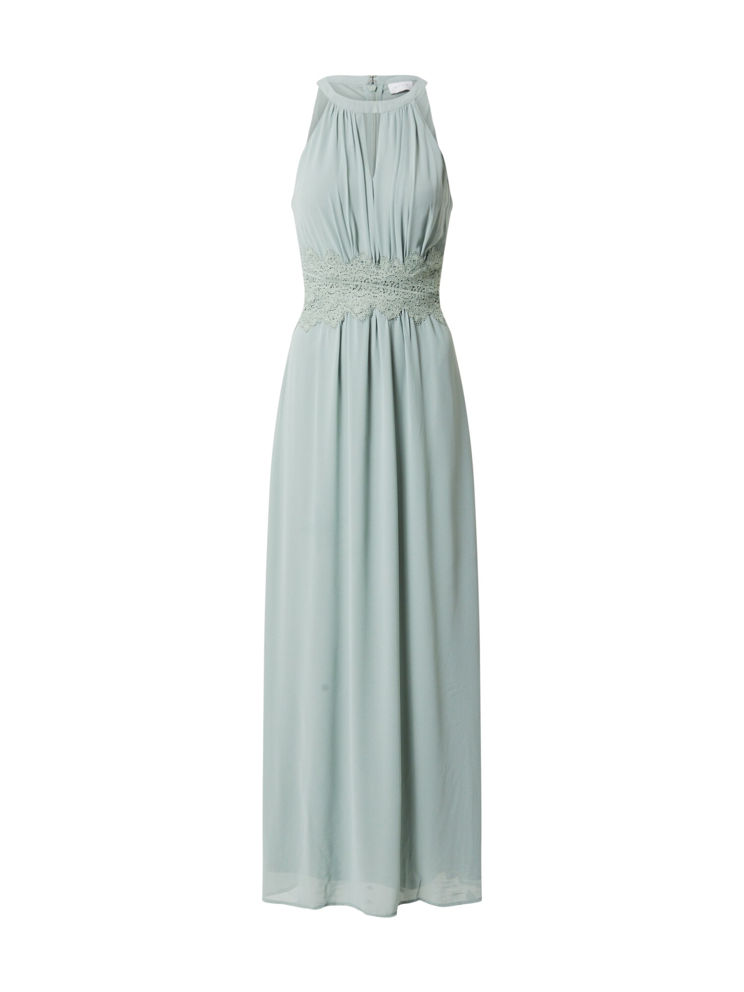 VILA Suknelė 'VIMILINA HALTERNECK MAXI DRESS/SU - FAV'  žalia