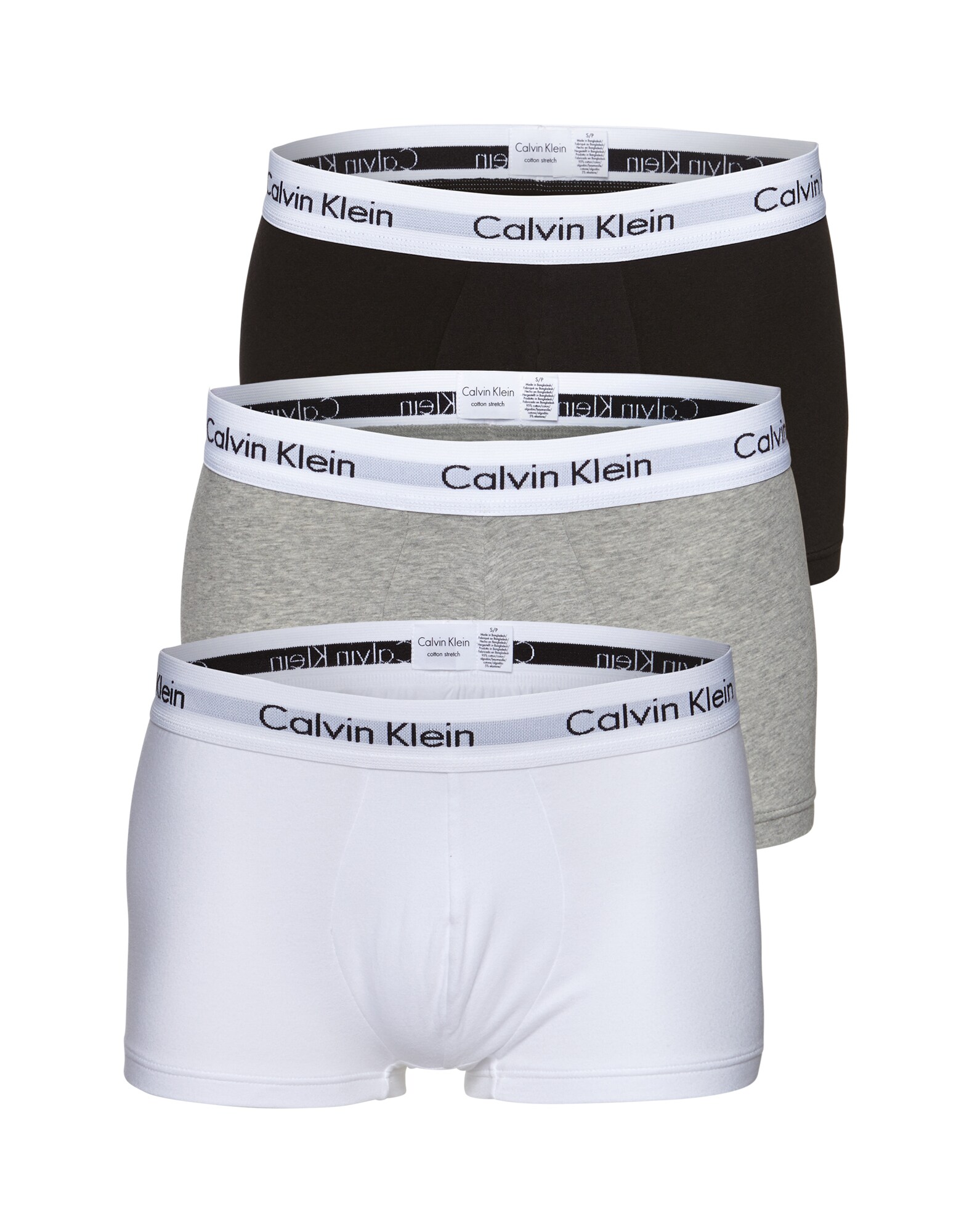 Calvin Klein Underwear Boxerky  svetlosivá / sivá melírovaná / čierna / biela