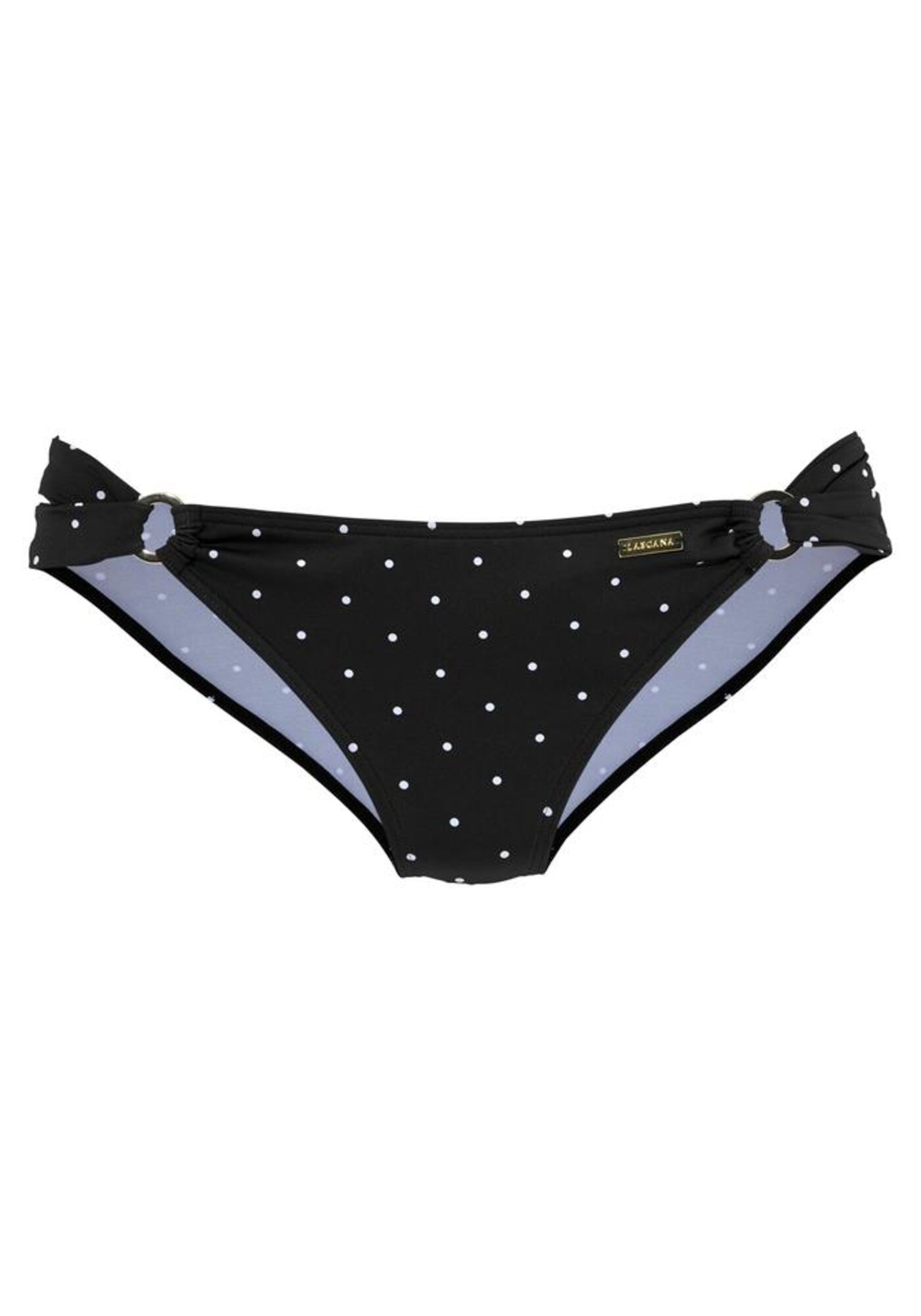 LASCANA Bikinio kelnaitės 'Sparkel'  juoda