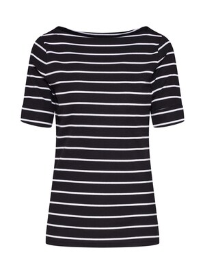 Lauren Ralph Lauren Camiseta 'Judy'  negro / blanco