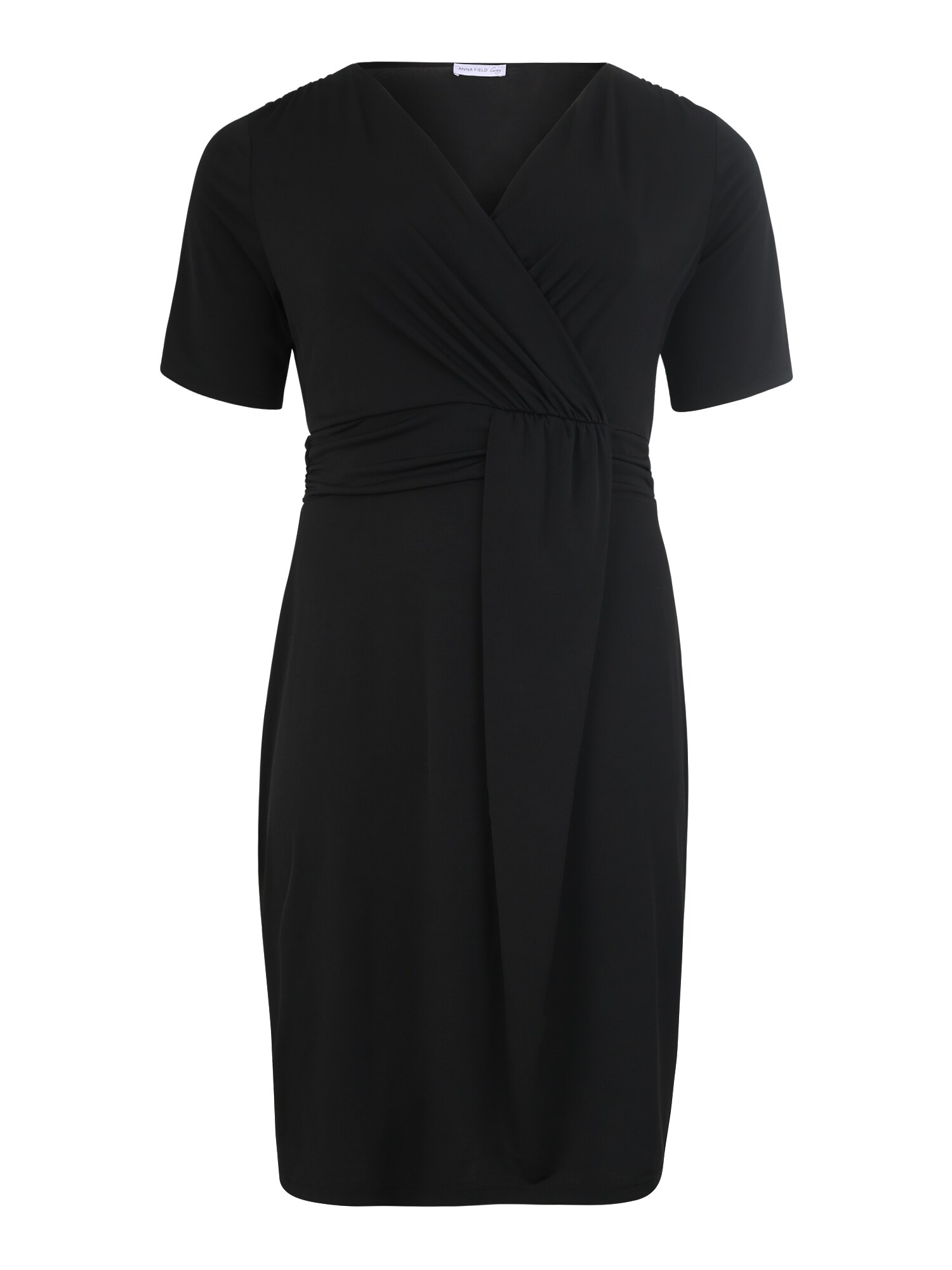 Anna Field Curvy Dames Jurk Zwart anna field curvy kopen in de aanbieding