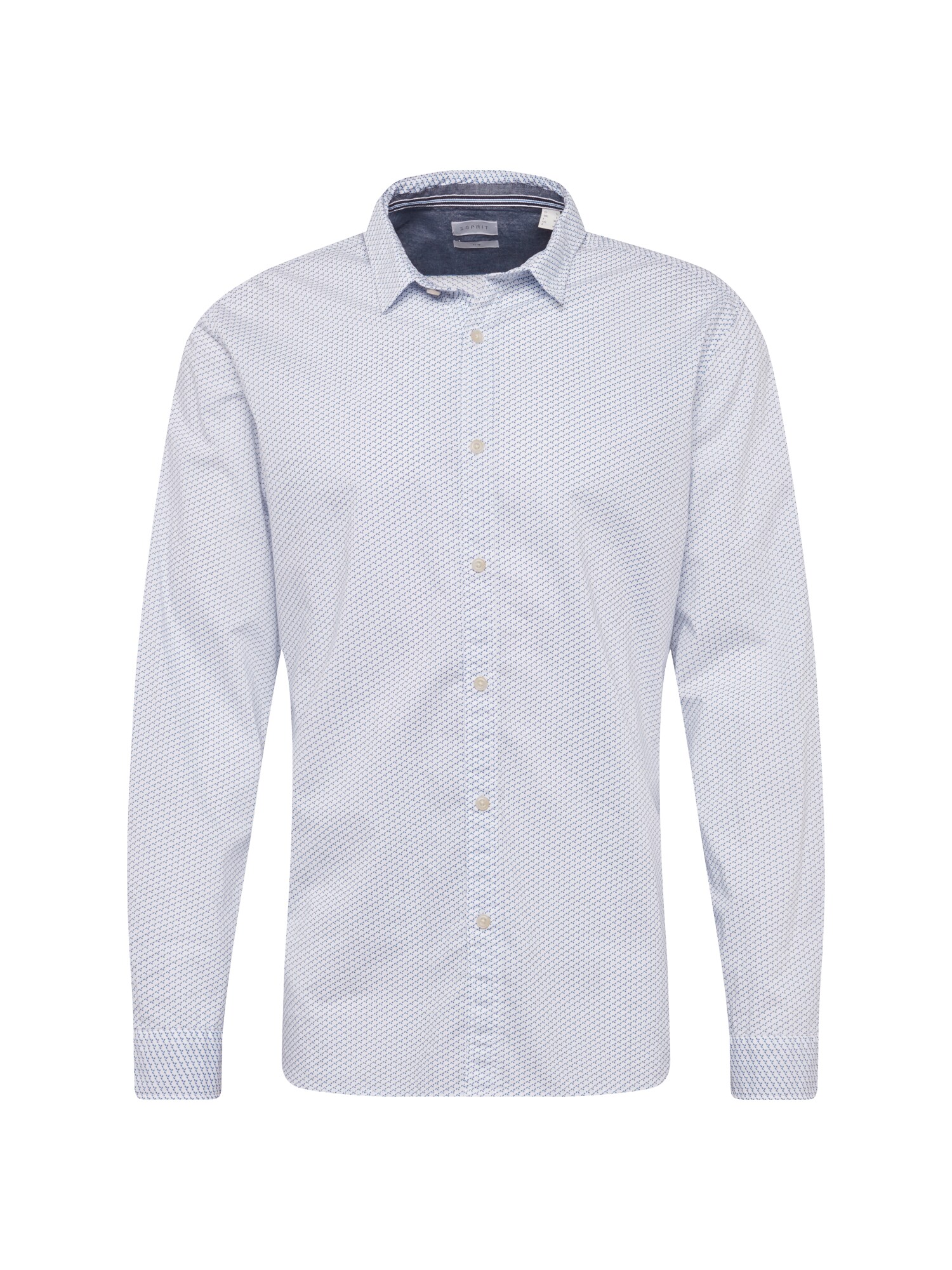 Esprit Heren Overhemd Blauw Wit esprit kopen in de aanbieding