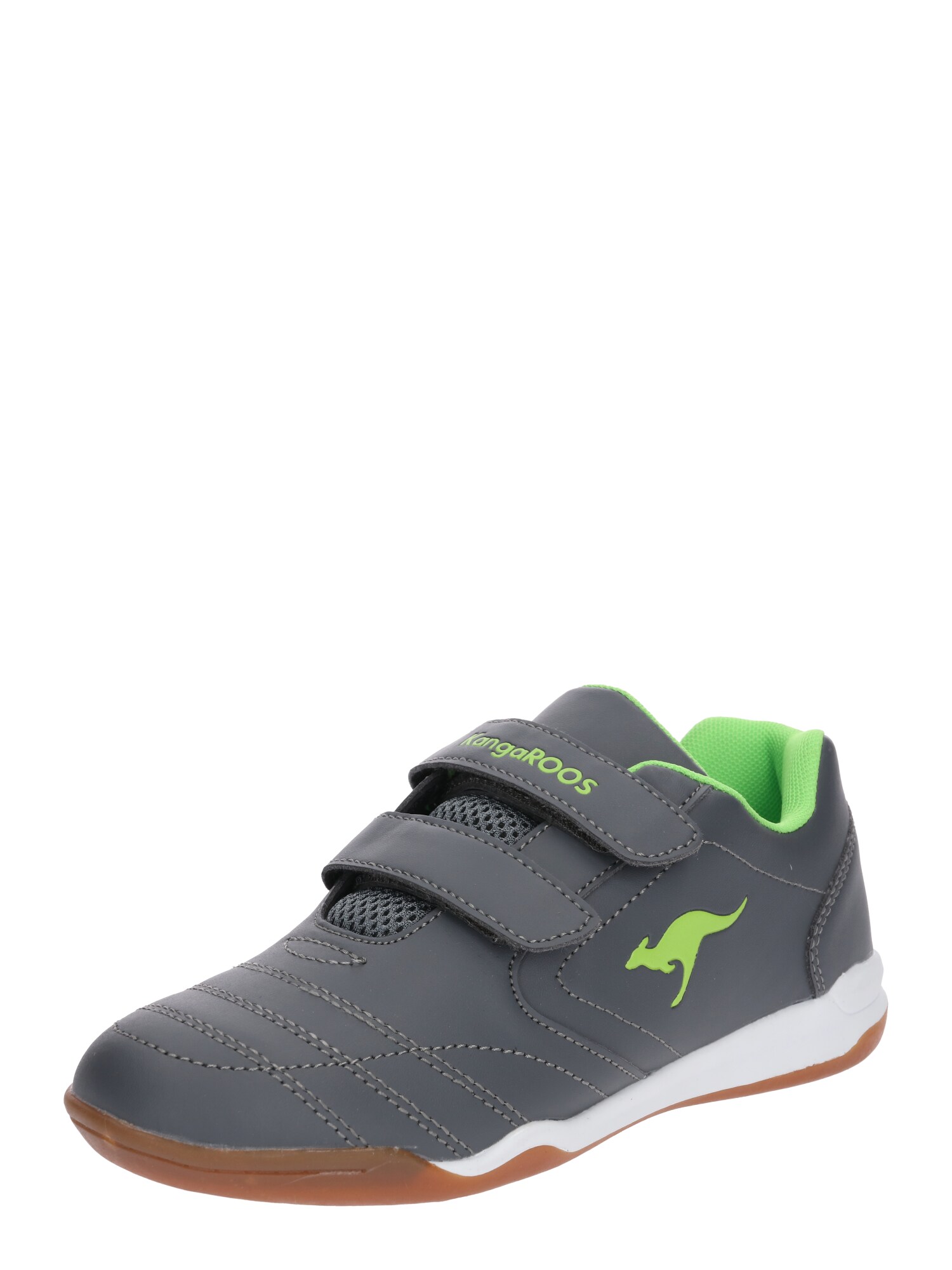 Kangaroos Jongens Sneakers Inyard V Grijs Limoen kangaroos kopen in de aanbieding
