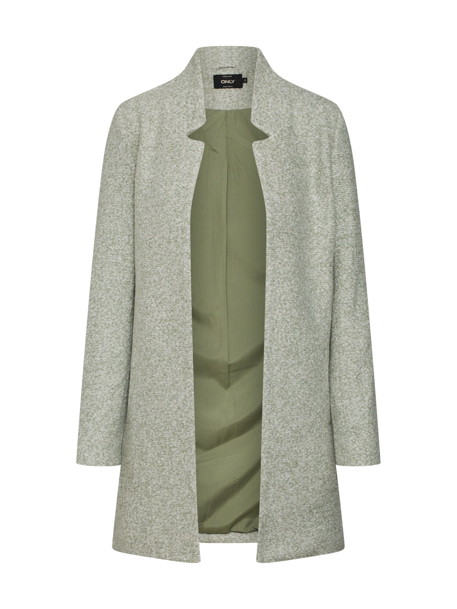 Only Dames Tussenmantel Once Soho Lichtgroen only kopen in de aanbieding