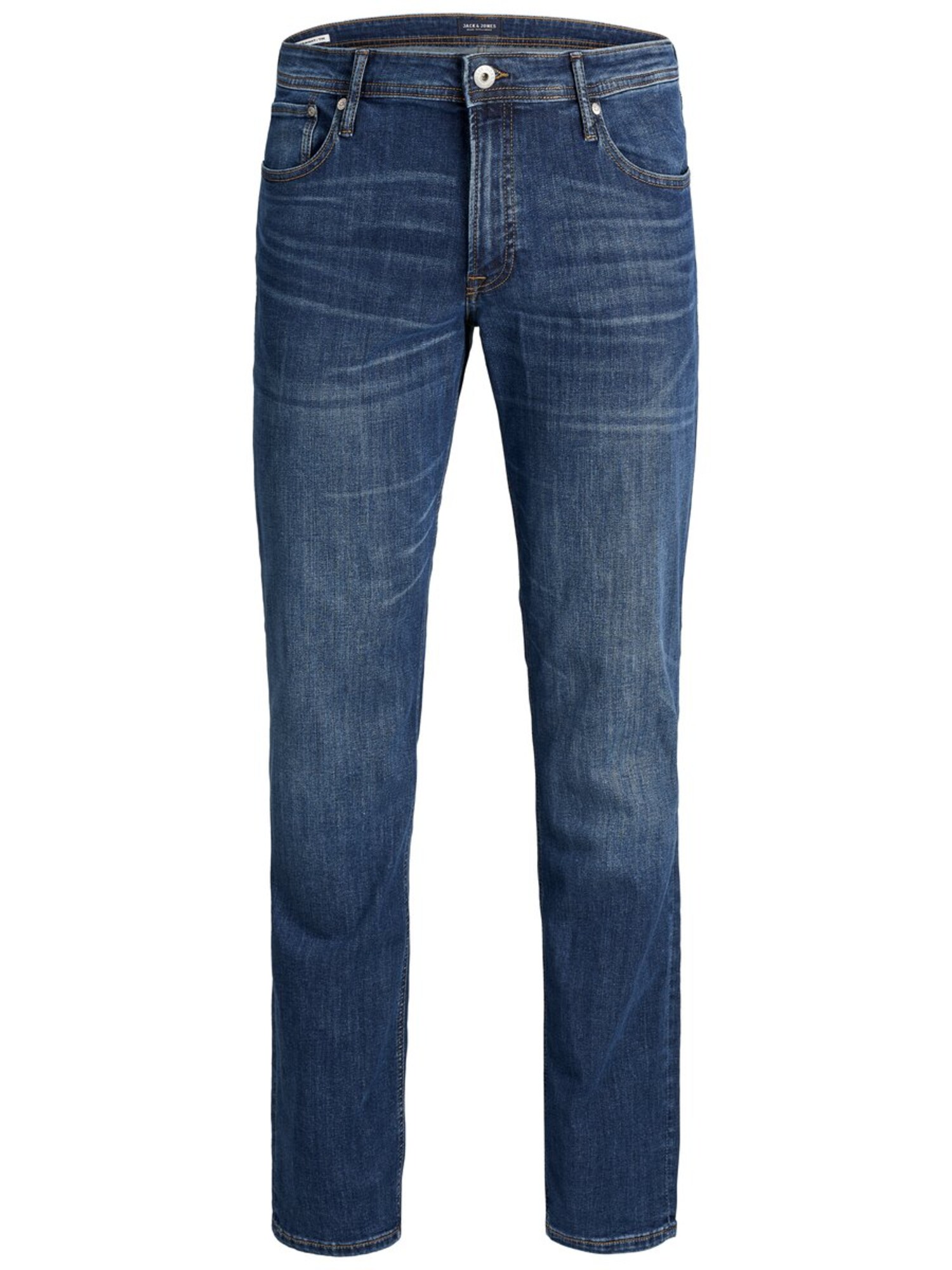 JACK & JONES Džinsai 'Tim Original AM 814'  tamsiai (džinso) mėlyna