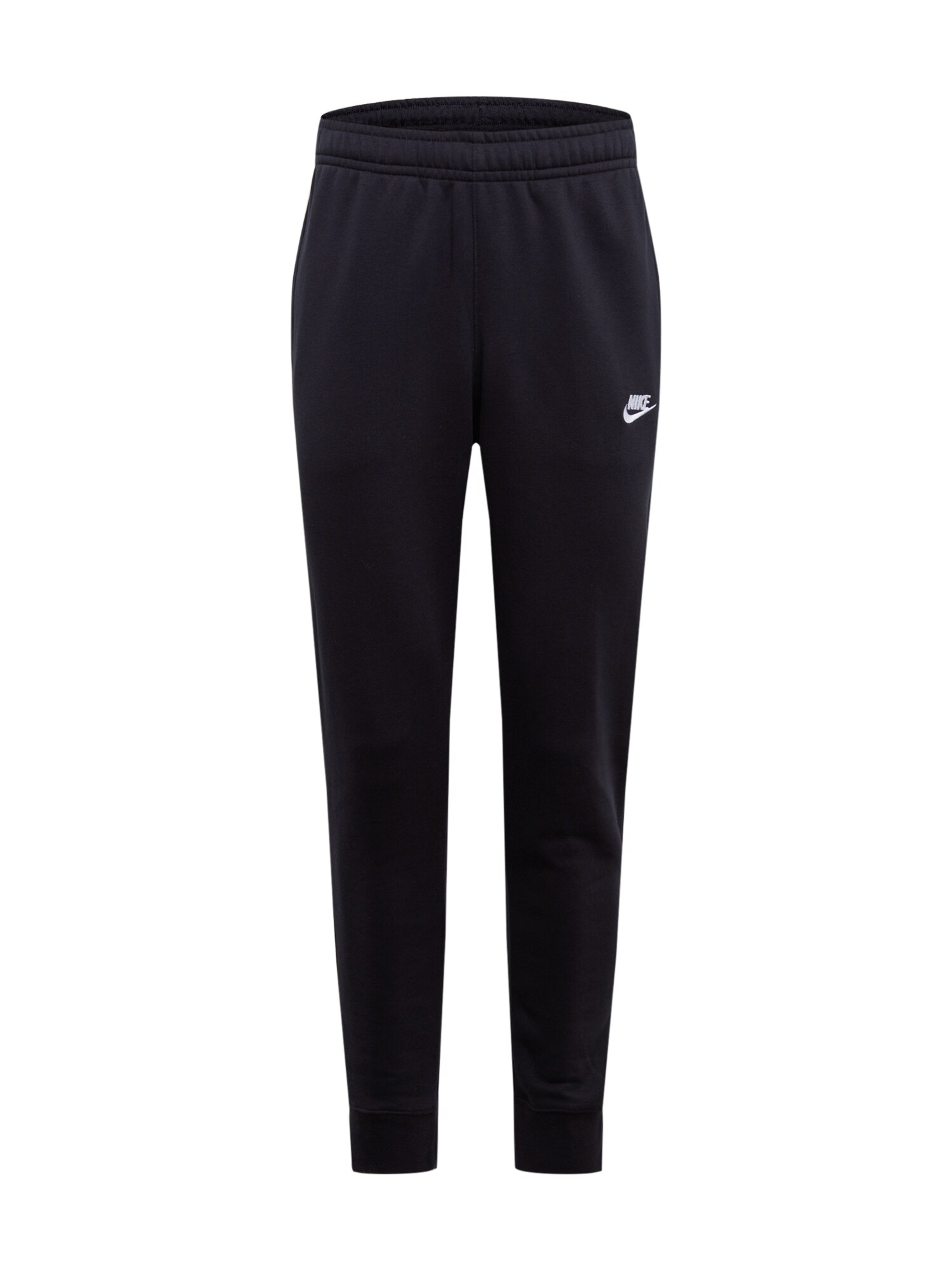 Nike Sportswear Nohavice 'Club Fleece'  čierna / biela