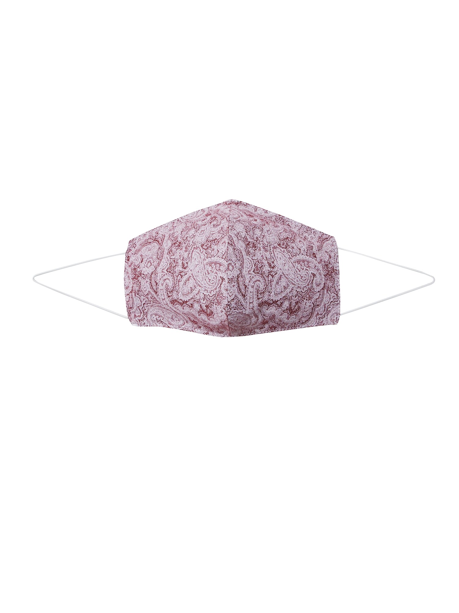 Silk & Pearls Veido kaukė  rausvai raudona