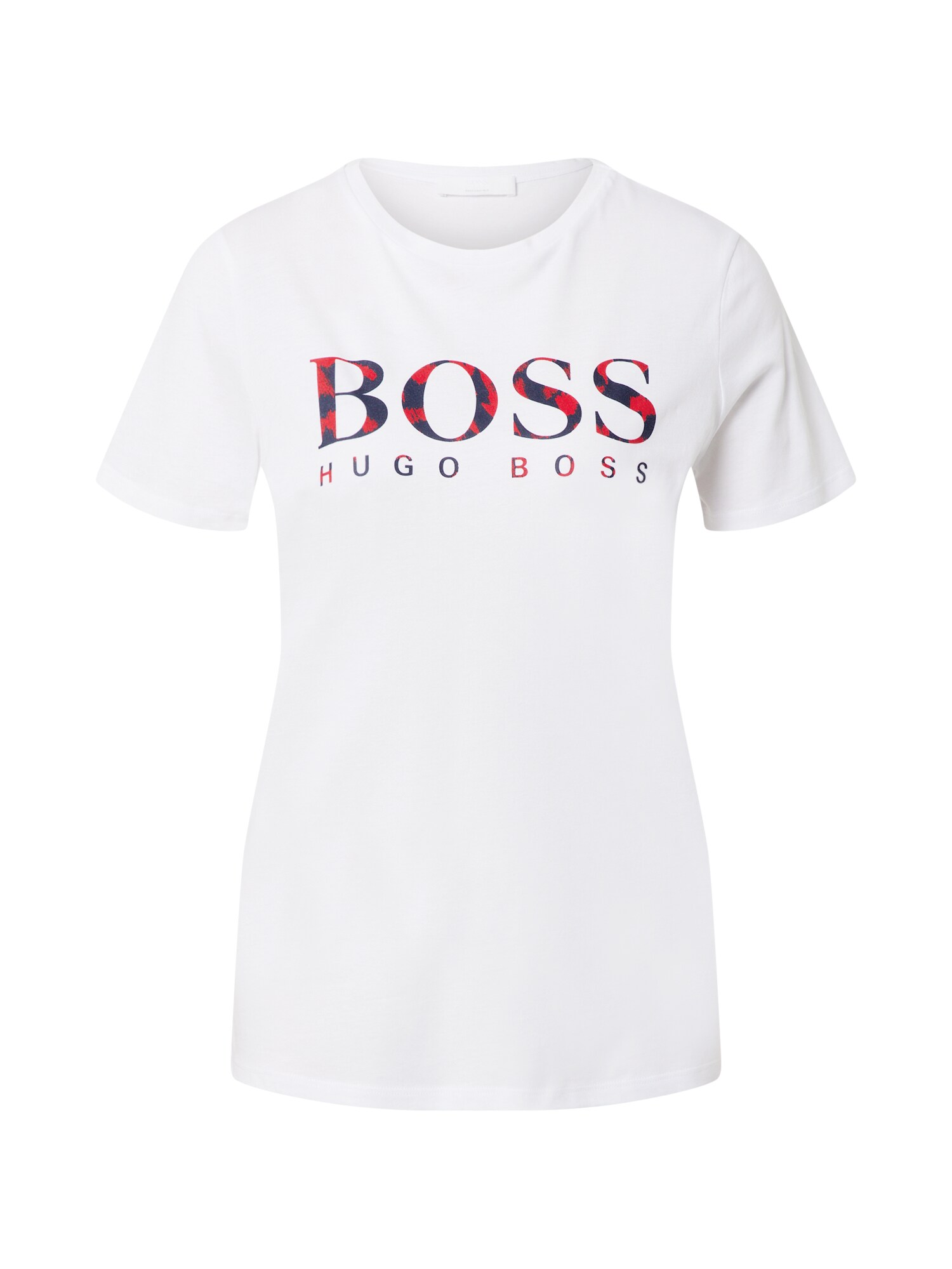 BOSS Marškinėliai  balta / raudona / mėlyna