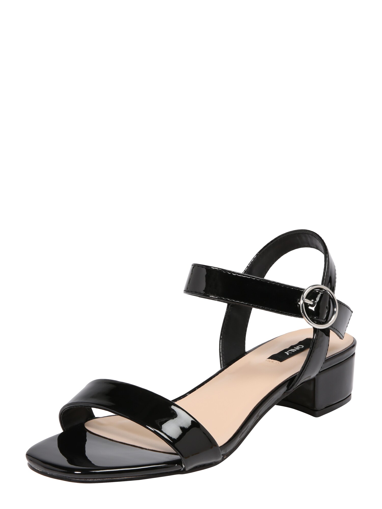 Only Dames Sandalen Met Riem Zwart only kopen in de aanbieding