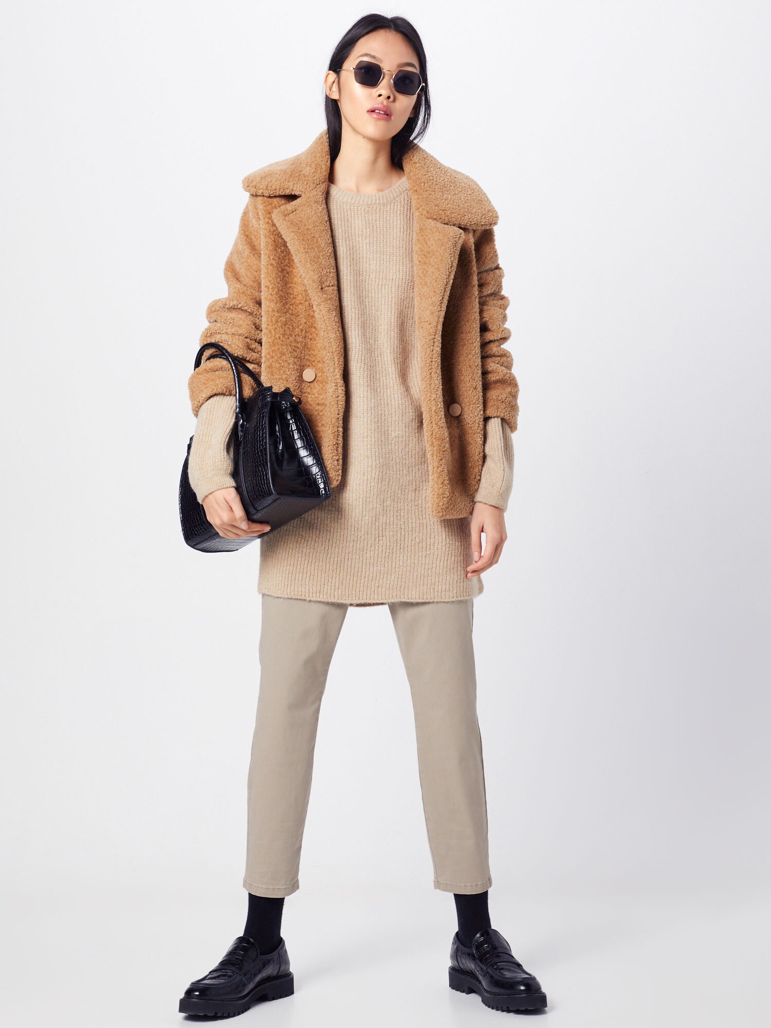 ABOUT YOU Sveter 'Mina' piesková (obrázok 4)