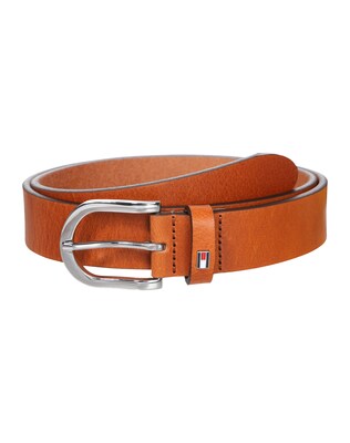 TOMMY HILFIGER Cinturón 'Danny'  azul oscuro / cognac / rojo vivo / blanco