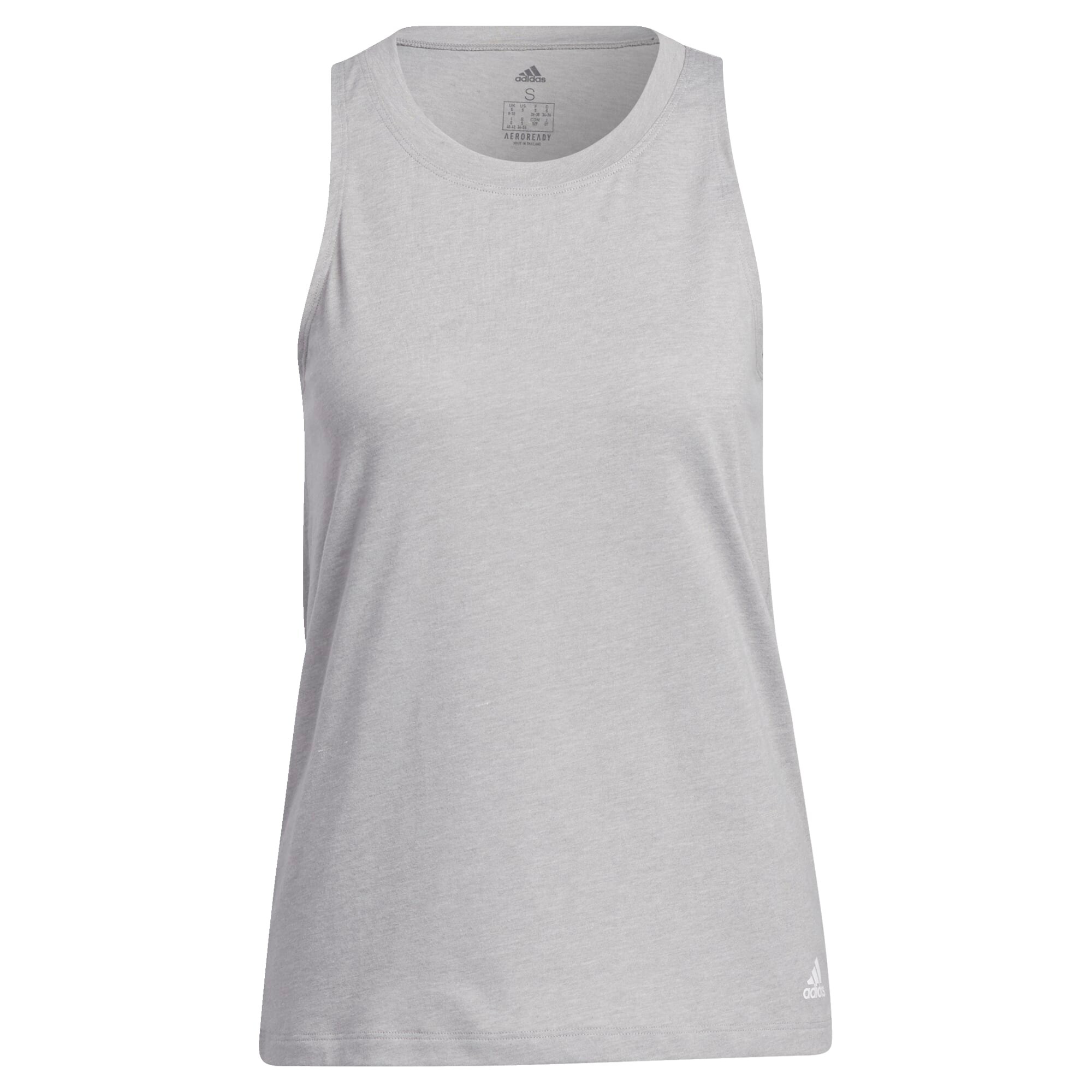 ADIDAS PERFORMANCE Sportiniai marškinėliai be rankovių 'Prime'  šviesiai pilka / balta