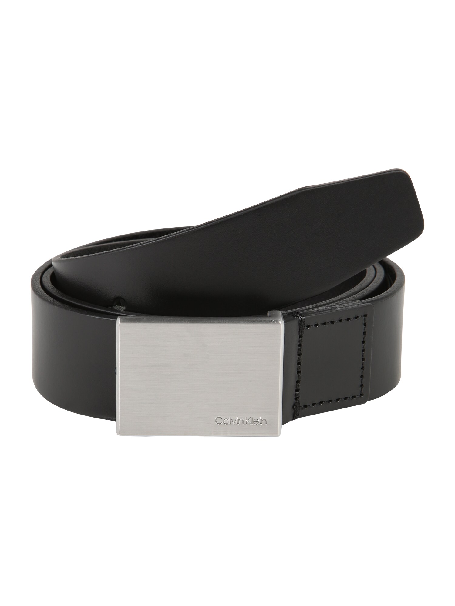 Calvin Klein Opasky 'Formal Plaque'  čierna