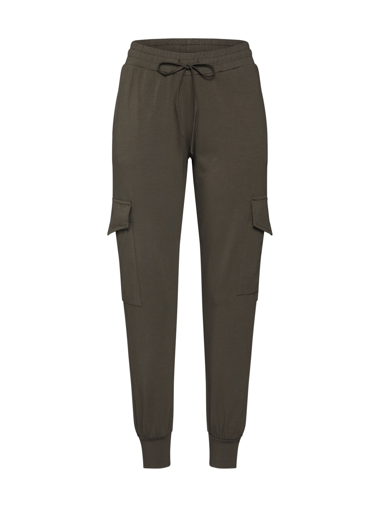 Kaffe Laisvo stiliaus kelnės 'KAsiggi Linda Pants'  alyvuogių spalva / tamsiai žalia