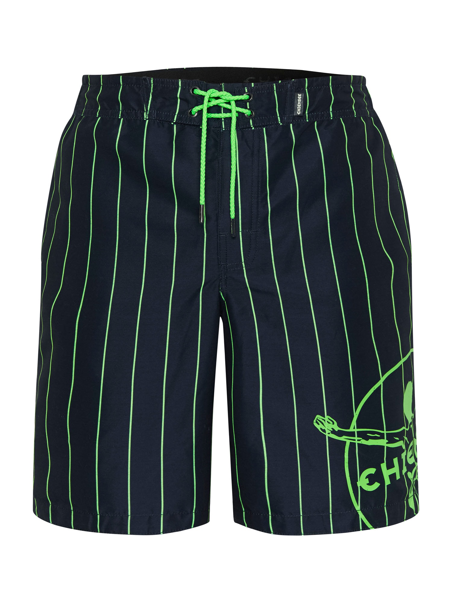 CHIEMSEE Boardshorts žalia / mėlyna