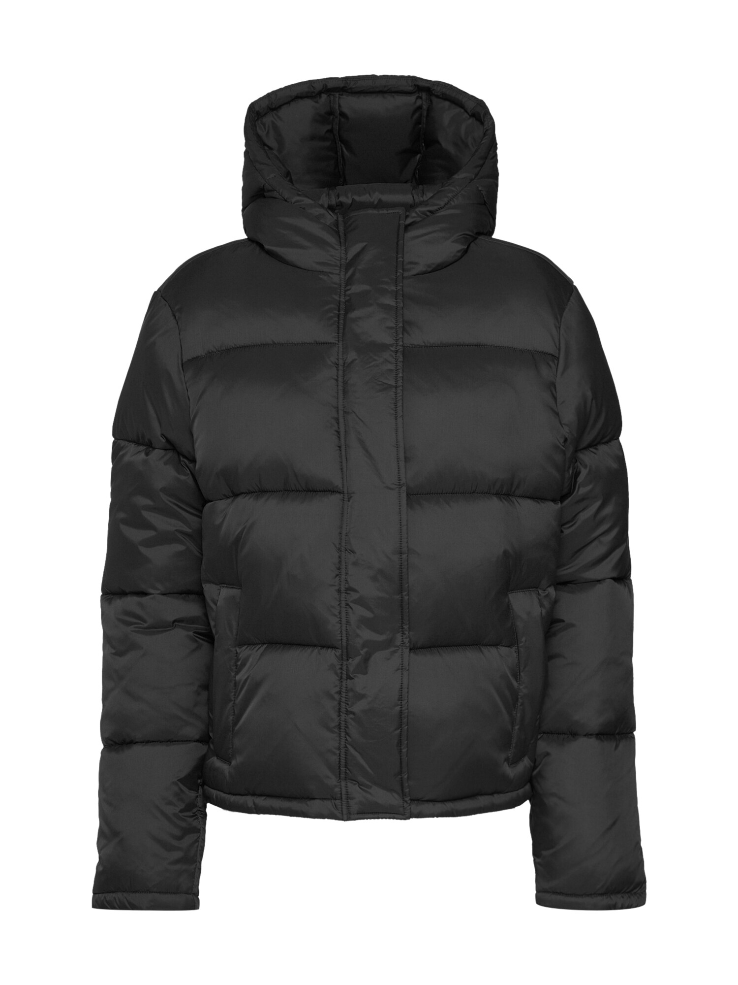 Calvin Klein Jeans Žieminė striukė 'MONOGRAM TAPE LW PUFFER'  juoda