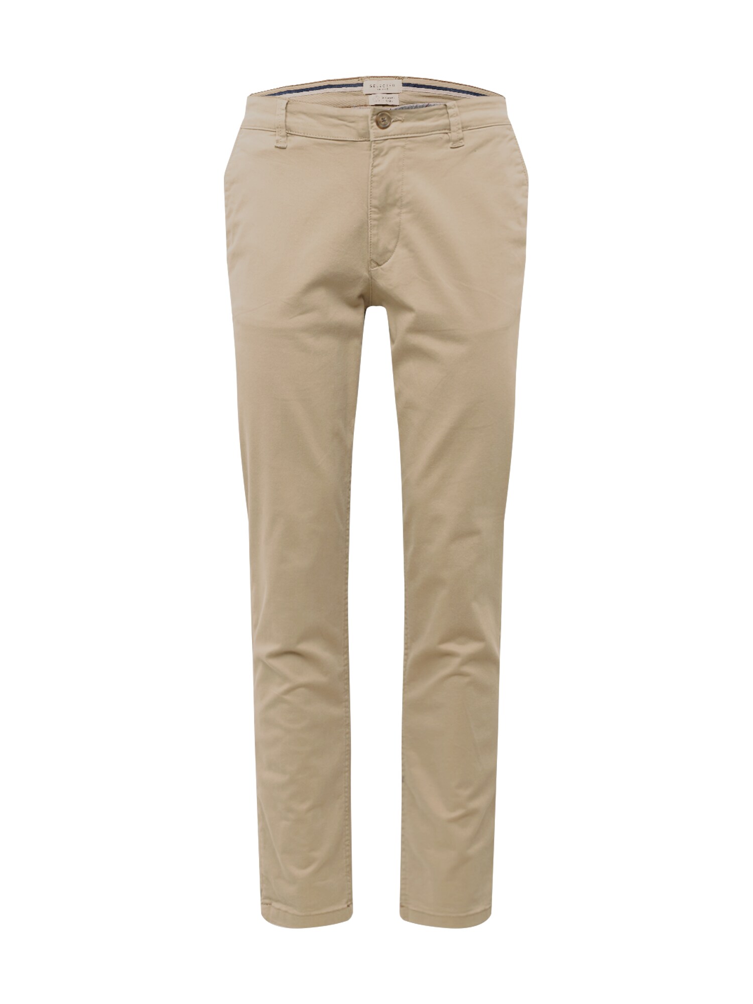 SELECTED HOMME Chino stiliaus kelnės  gelsvai pilka spalva
