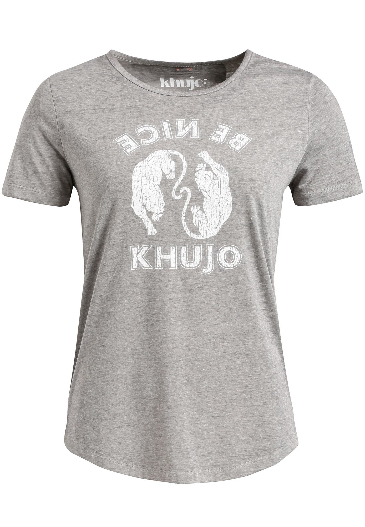 Khujo Dames Shirt Alessandra Grijs khujo kopen in de aanbieding