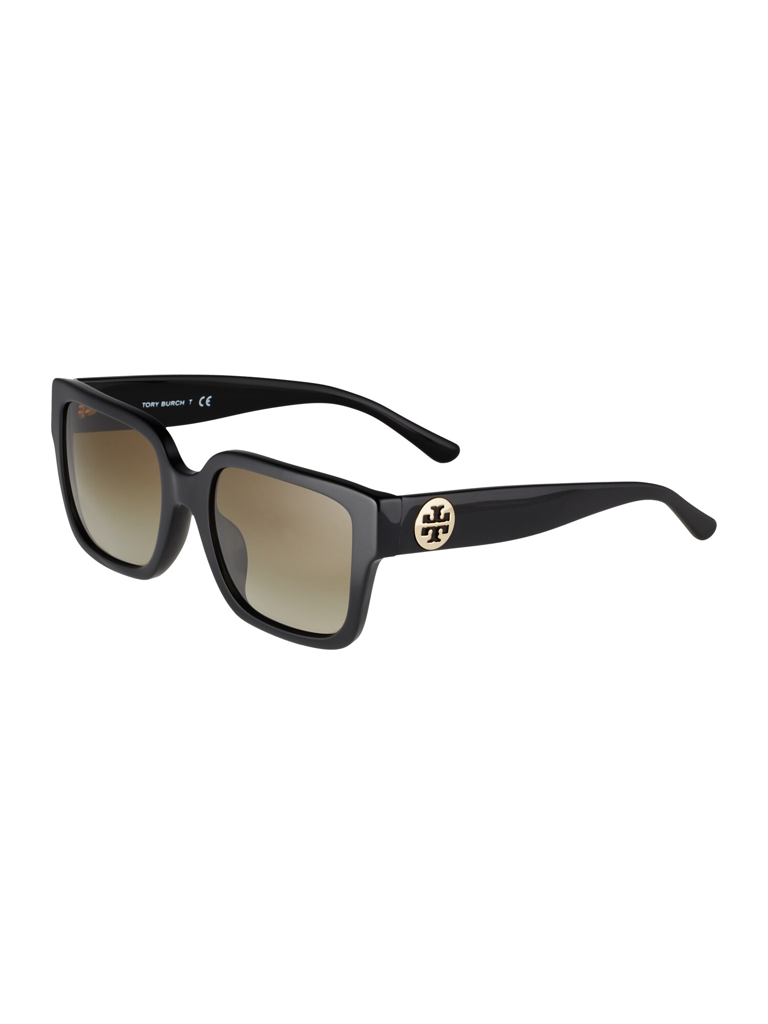 Tory Burch Akiniai nuo saulės  juoda / ruda