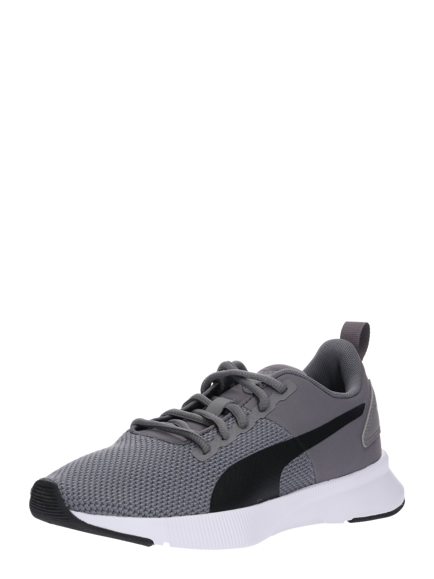 Puma Heren Loopschoen Flyer Runner Grijs Zwart Wit puma kopen in de aanbieding