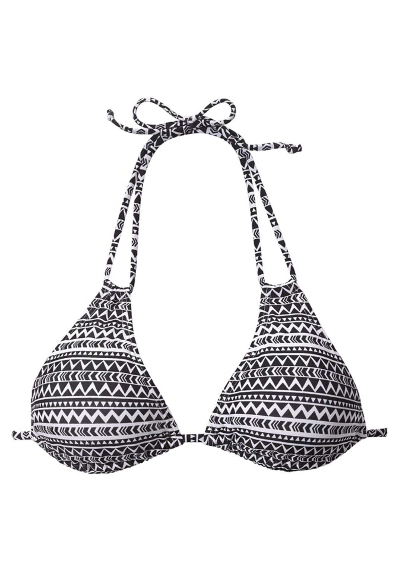 VENICE BEACH Bikinio viršutinė dalis 'Spring'  juoda / balta