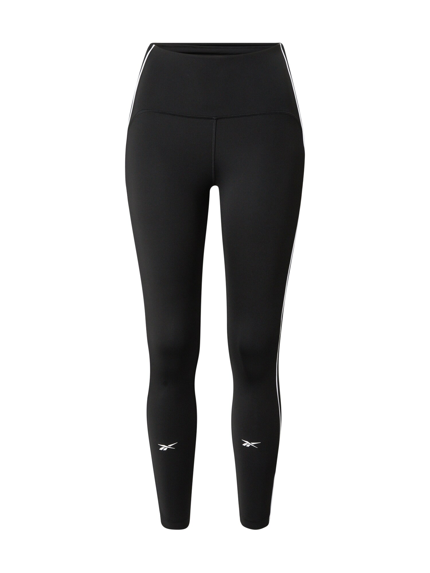 REEBOK Sportinės kelnės  balta / juoda