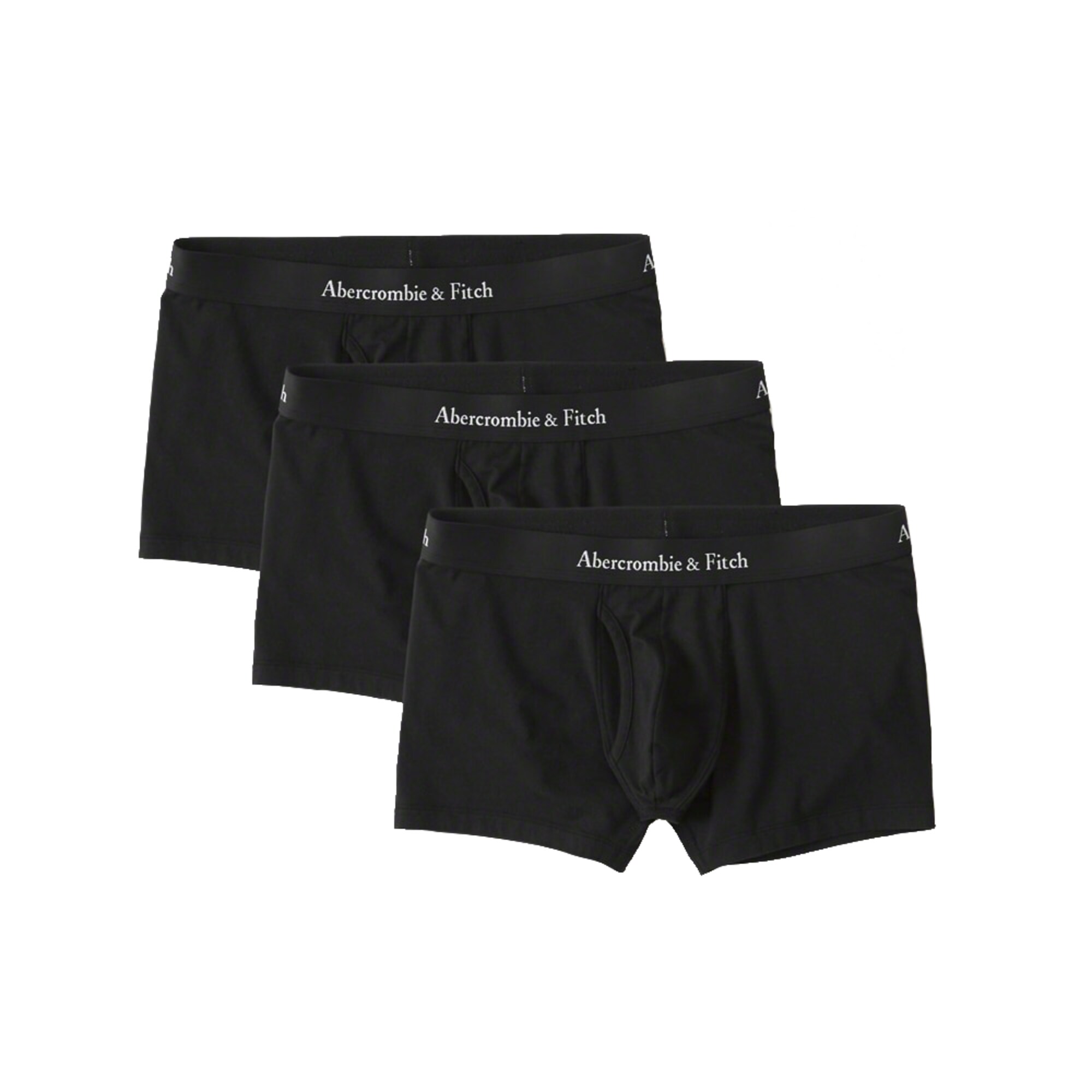 Abercrombie Fitch Heren Boxershorts Basic Trunk Multipack Zwart abercrombie fitch kopen in de aanbieding