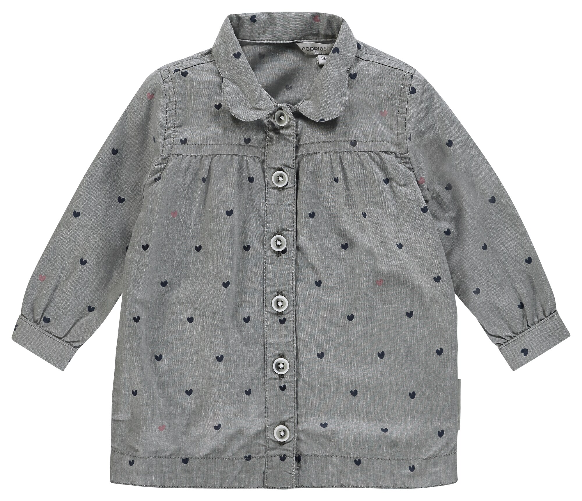 Noppies Meisjes Jurk Tyrel Navy Grijs Pink noppies kopen in de aanbieding