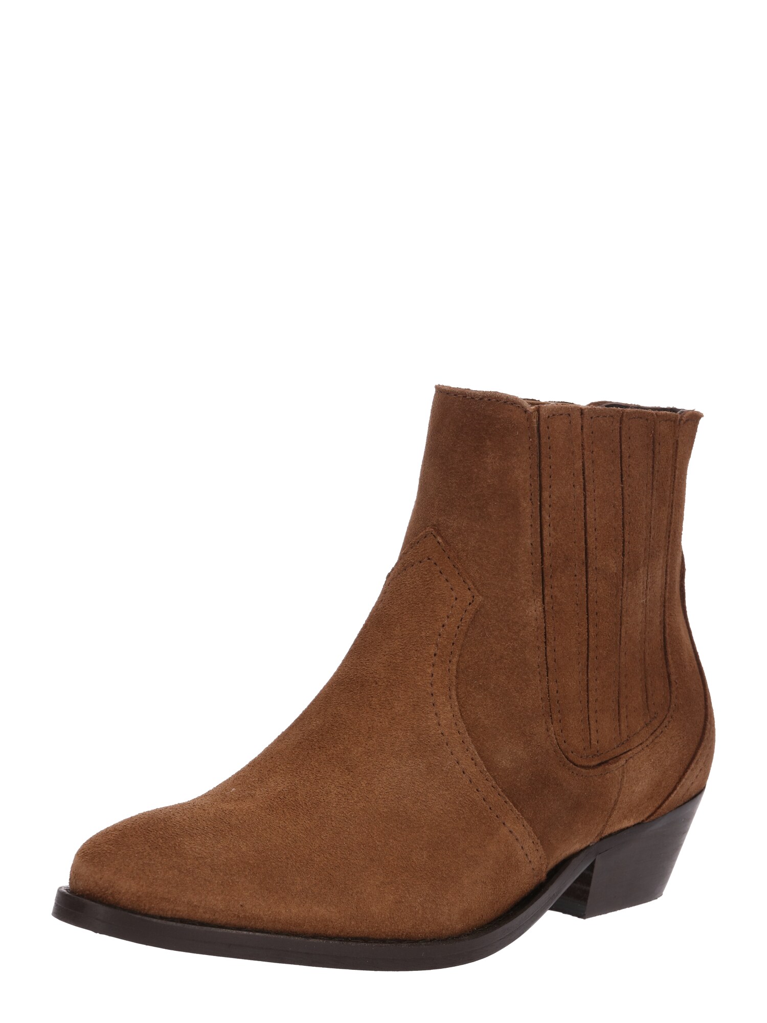 Bullboxer Dames Enkellaarsjes Cognac bullboxer kopen in de aanbieding