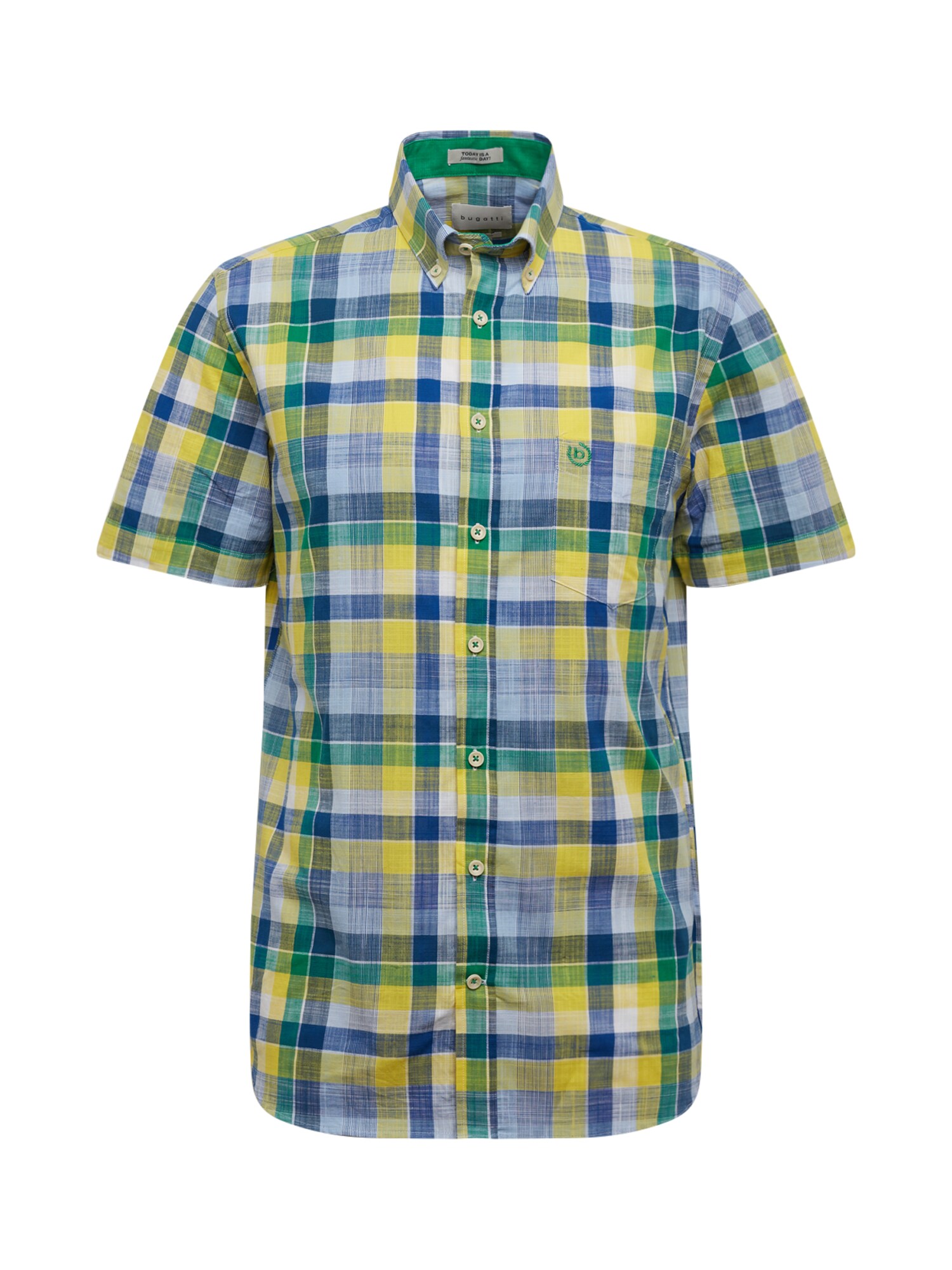 bugatti Dalykiniai marškiniai  mišrios spalvos / žalia