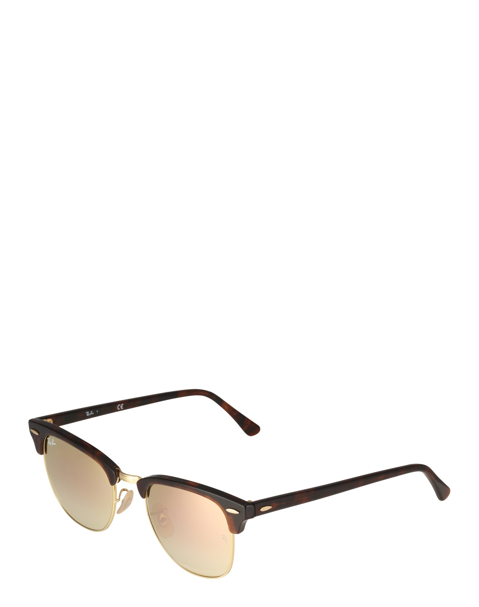 Ray-Ban Akiniai nuo saulės 'Clubmaster'  ruda / rožių spalva