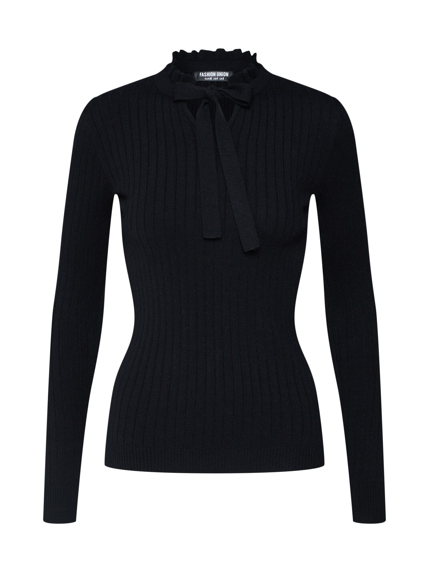 Fashion Union Dames Shirt Zwart fashion union kopen in de aanbieding