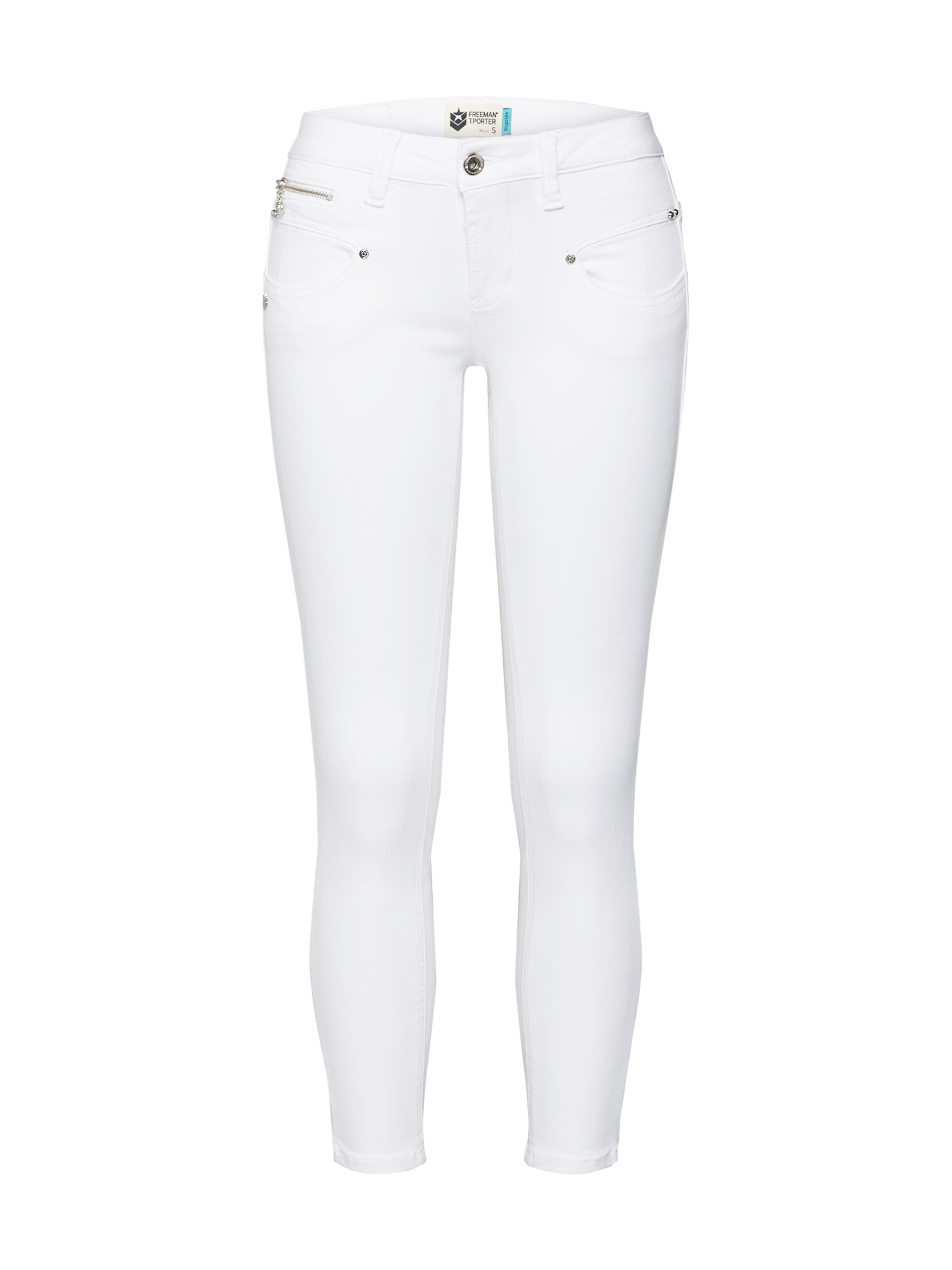 FREEMAN T. PORTER Džínsy 'Alexa'  biely denim