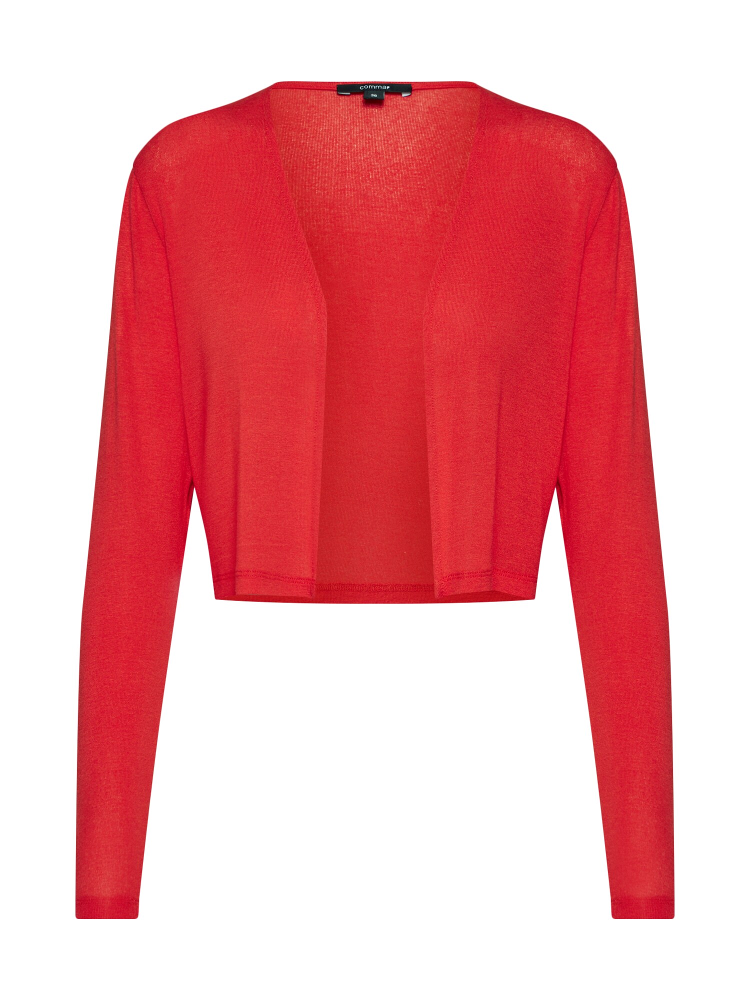 Comma Dames Gebreid Vest Vuurrood comma kopen in de aanbieding