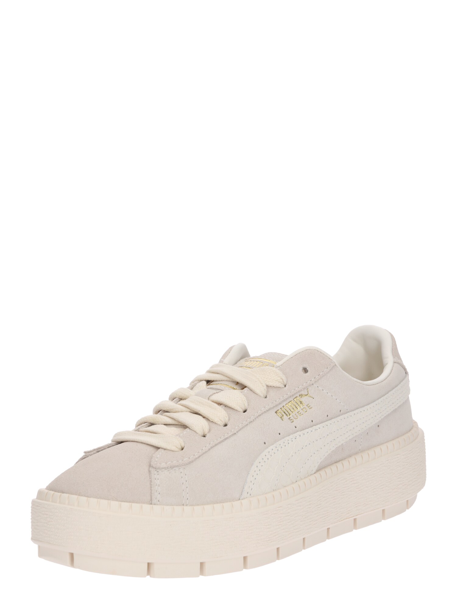 Puma Dames Sneakers Laag Cappuccino Offwhite puma kopen in de aanbieding