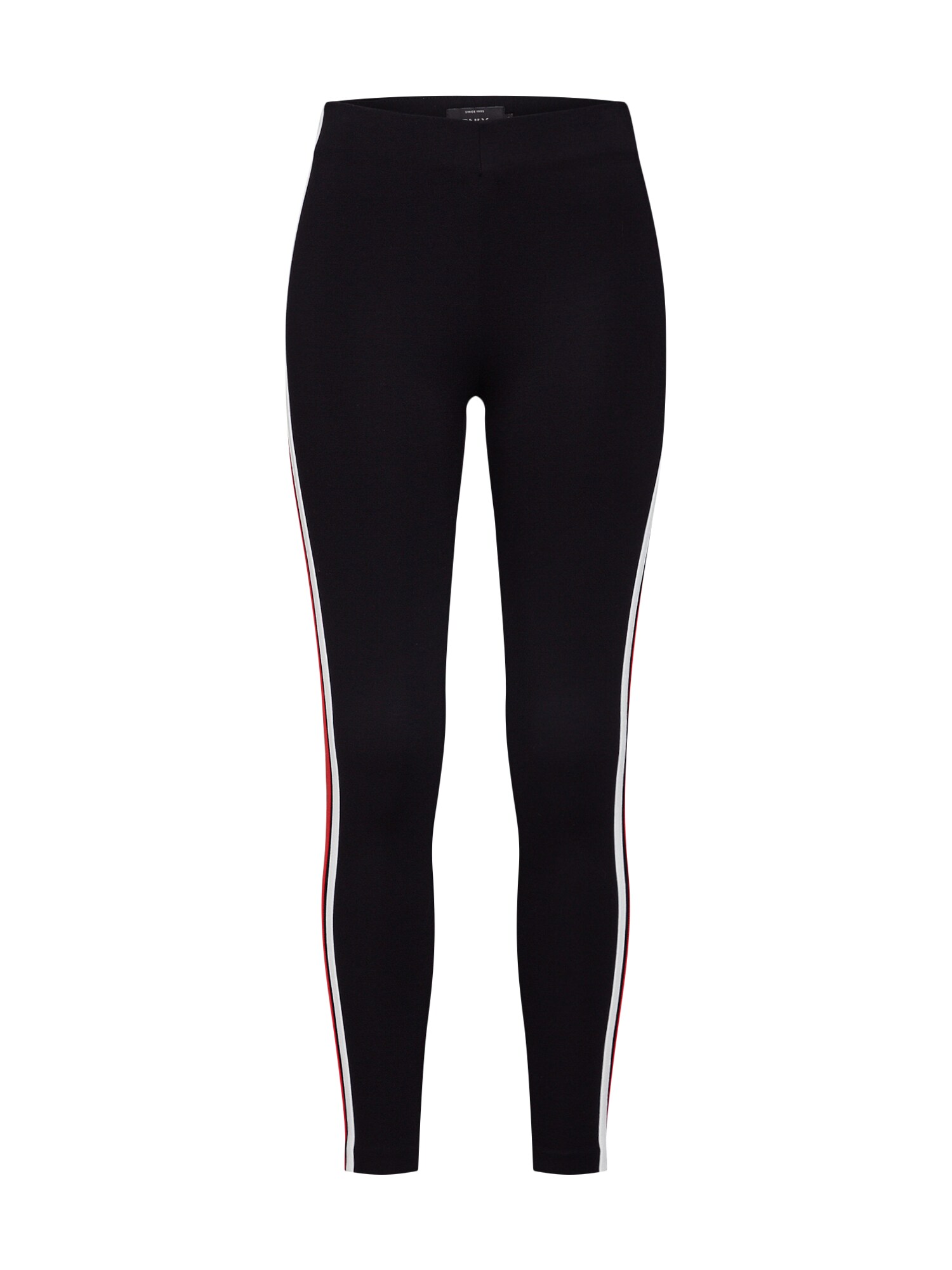 Only Dames Leggings Rood Zwart only kopen in de aanbieding
