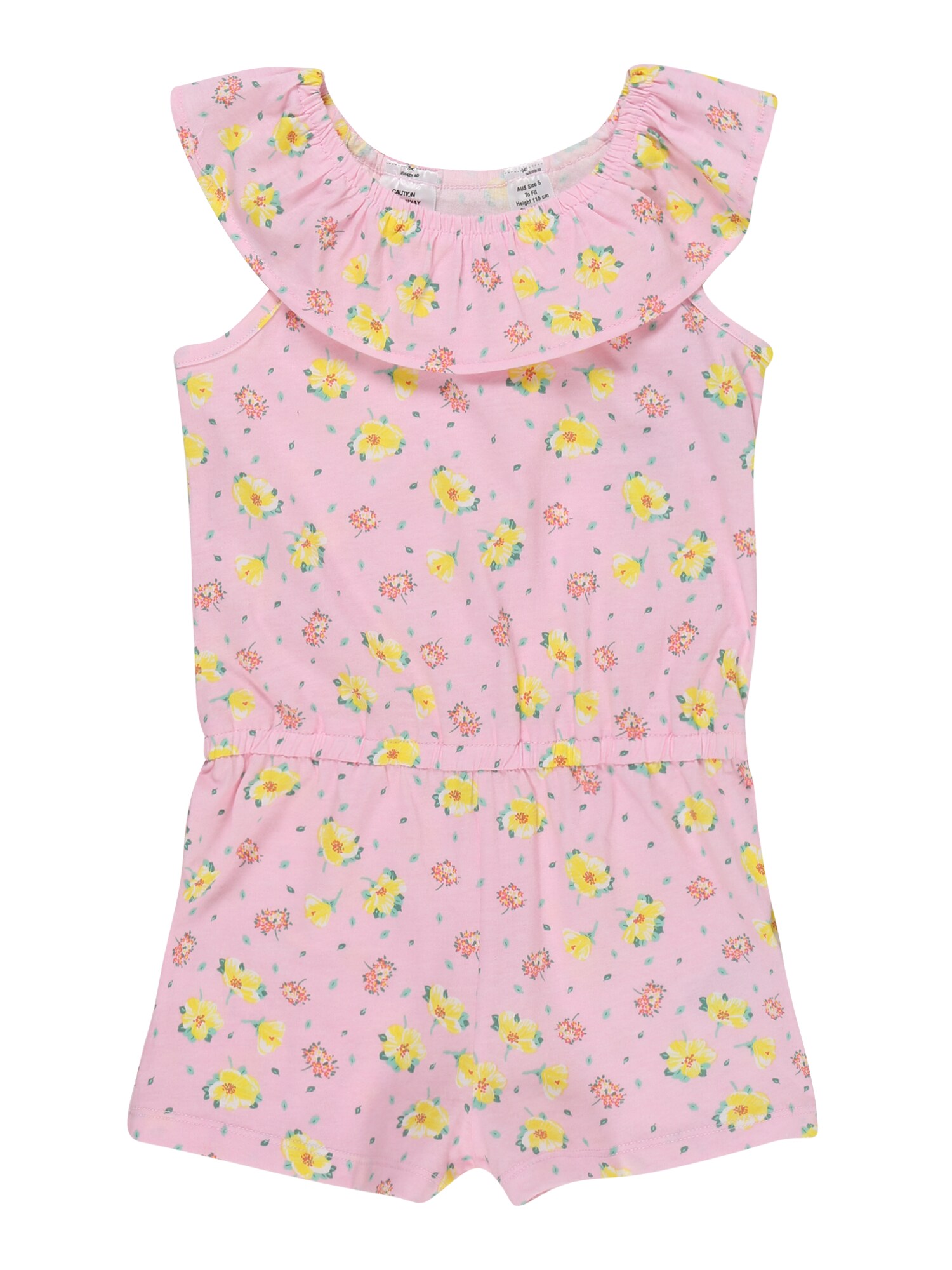 Carter's Kombinezonas 'S20 pink floral romper'  rožinė
