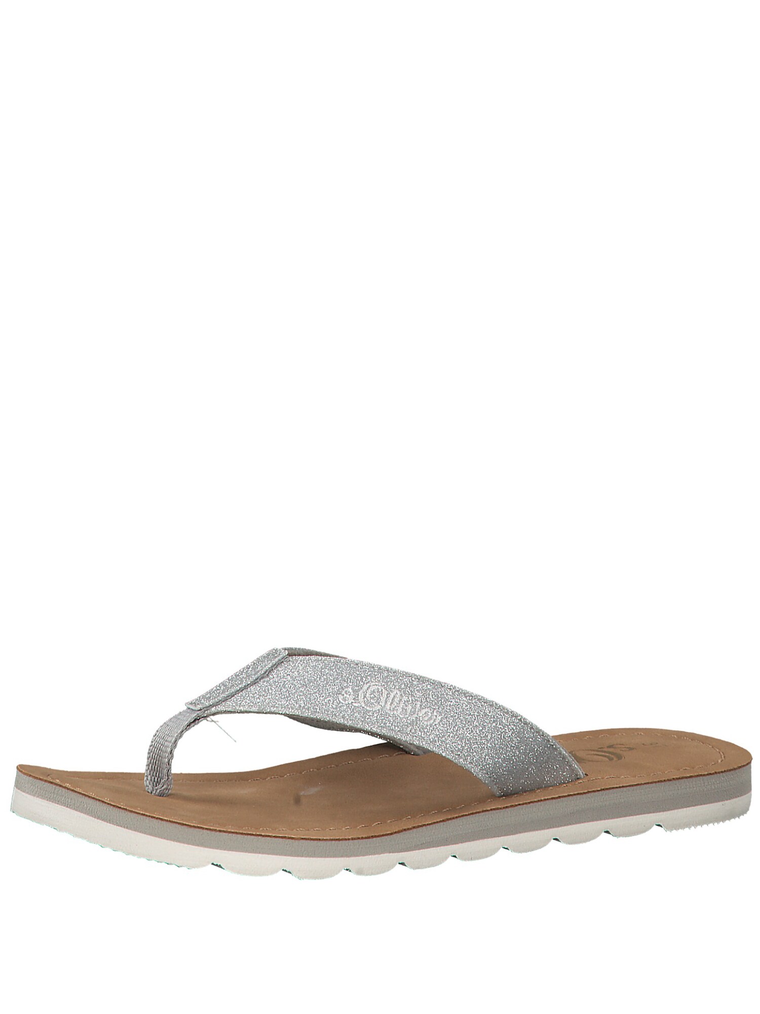 Soliver Red Label Dames Teenslipper Zilver soliver red label kopen in de aanbieding