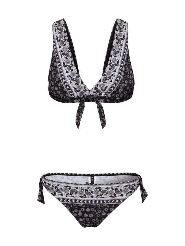 JETTE, Bikini 'Bow', fekete, 1 kép a 3 közül