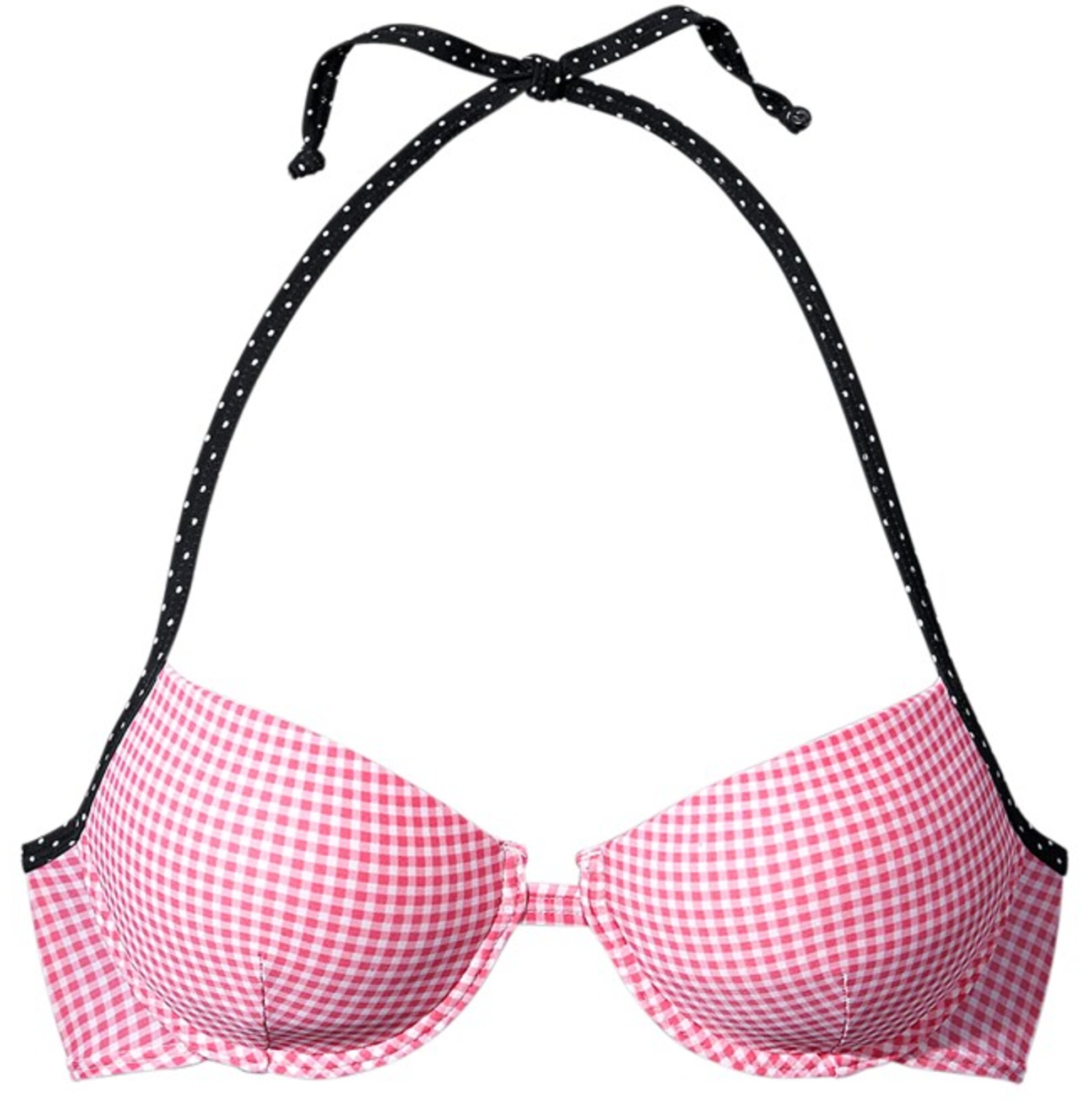 BUFFALO Bikini felső  világos-rózsaszín / fekete / fehér akciós termékkép 1