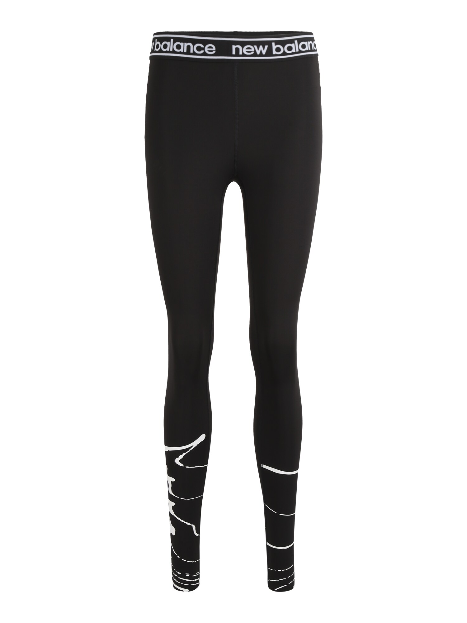 New Balance Dames Sportbroek Wp81136 Zwart Wit new balance kopen in de aanbieding