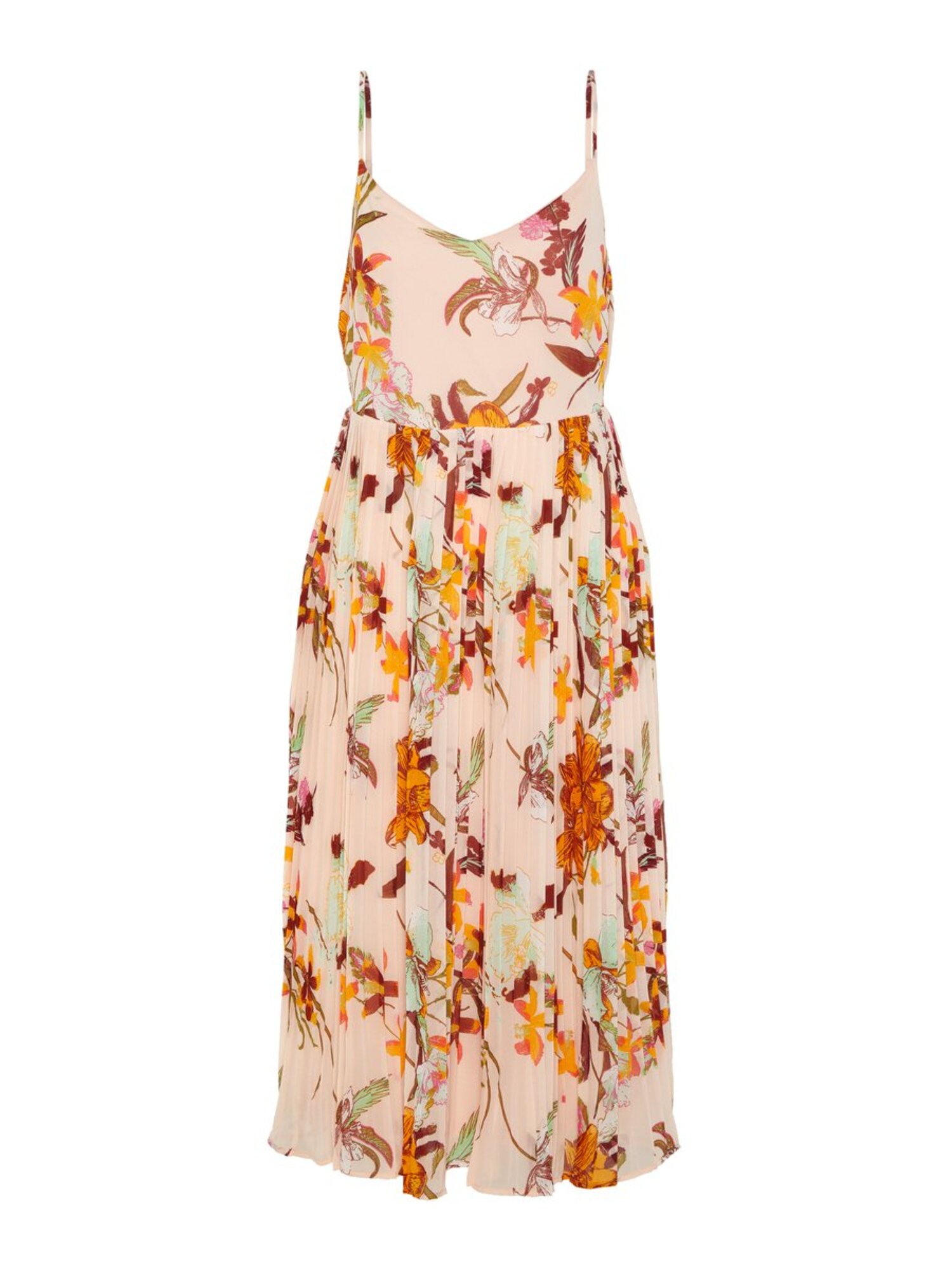 Vero Moda Dames Jurk Abrikoos vero moda kopen in de aanbieding