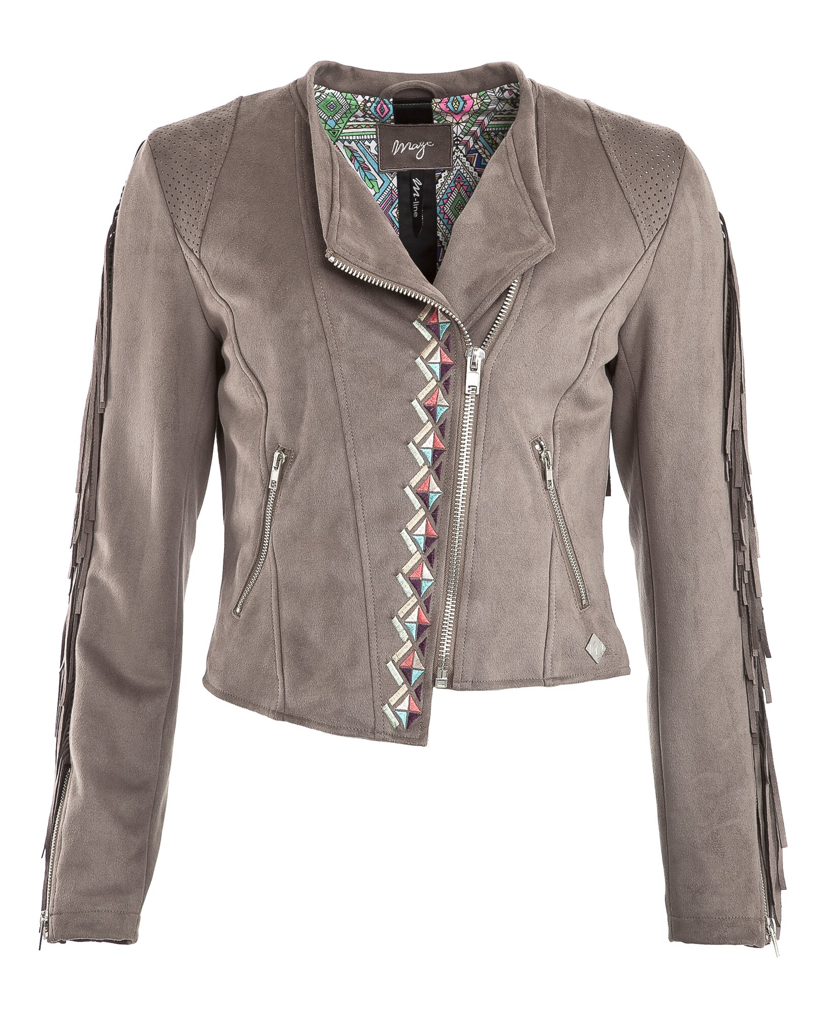 Maze Dames Tussenjas Tapa Taupe maze kopen in de aanbieding