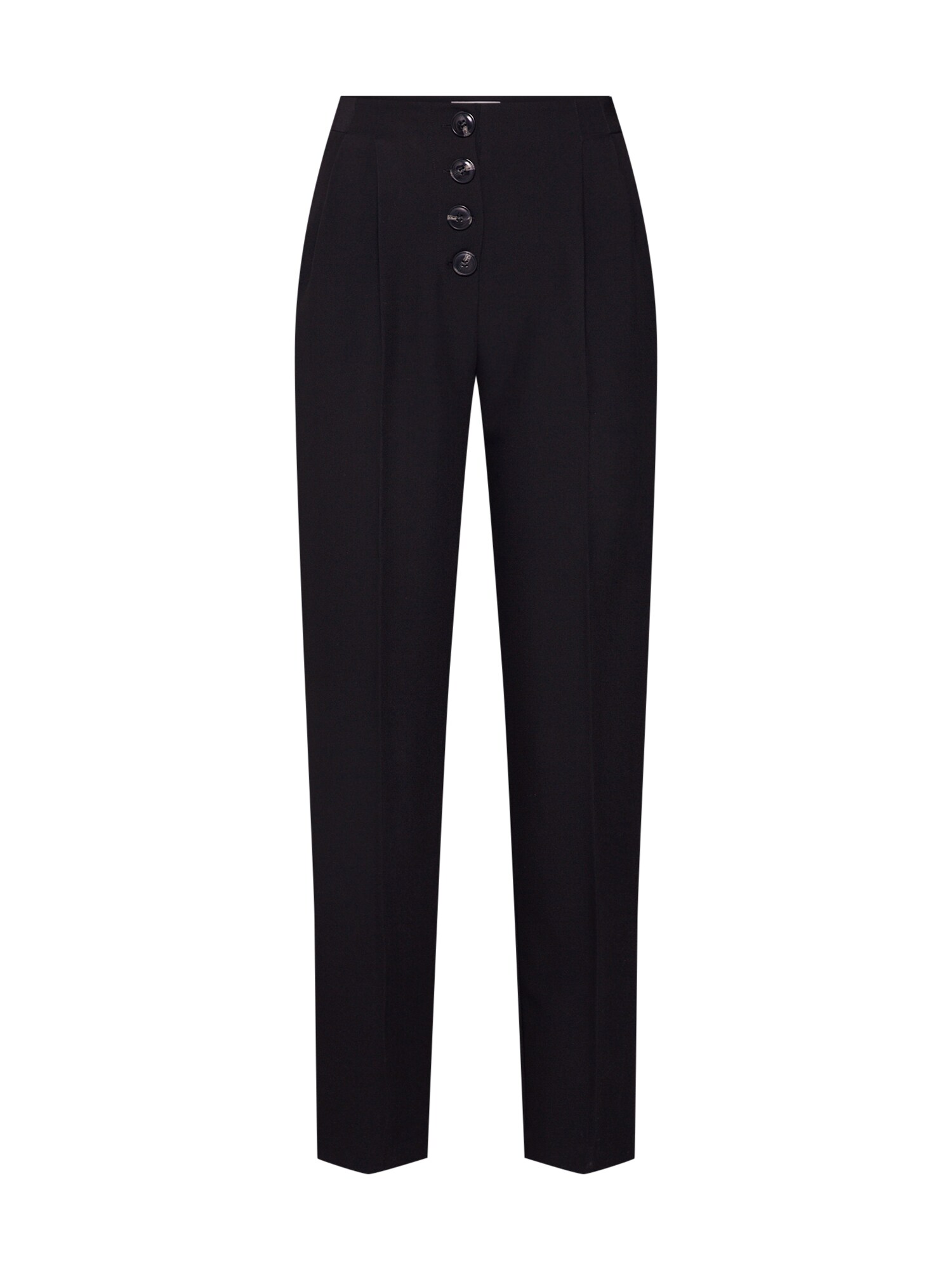 Pieces Dames Bandplooibroek Onia Zwart pieces kopen in de aanbieding