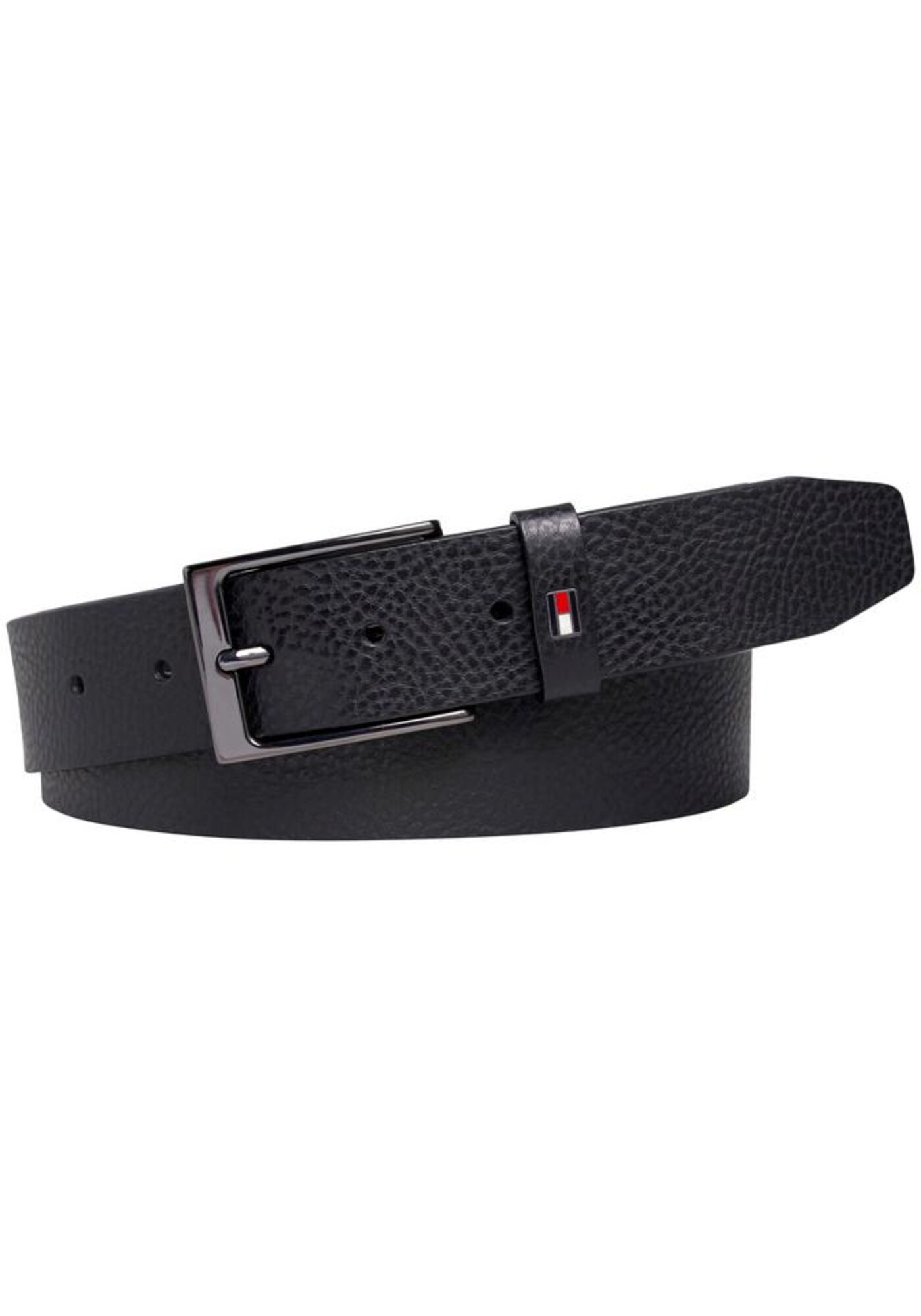 TOMMY HILFIGER Diržas 'Layton Pebble 3.5'  juoda