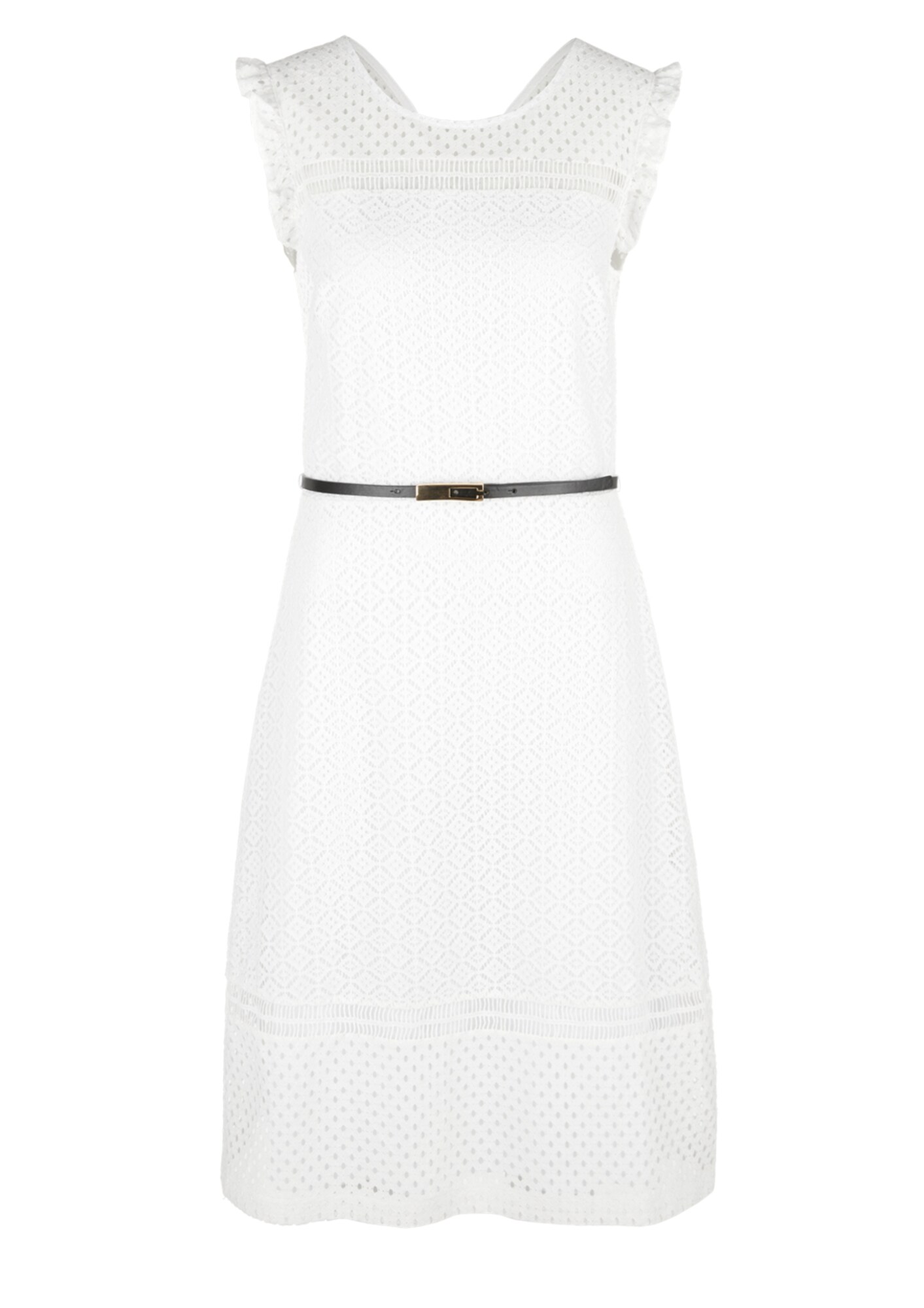 Soliver Black Label Dames Jurk Wit soliver black label kopen in de aanbieding