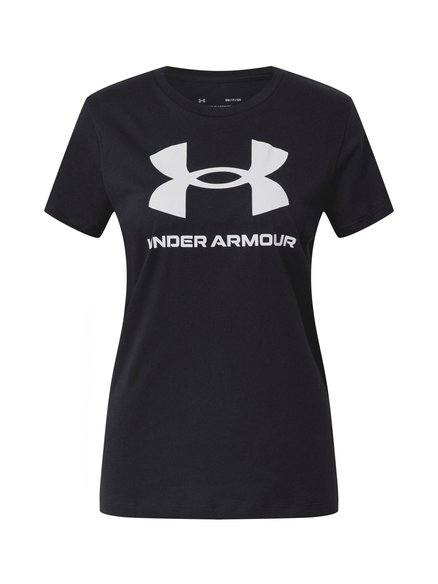 UNDER ARMOUR Funkčné tričko  čierna / biela
