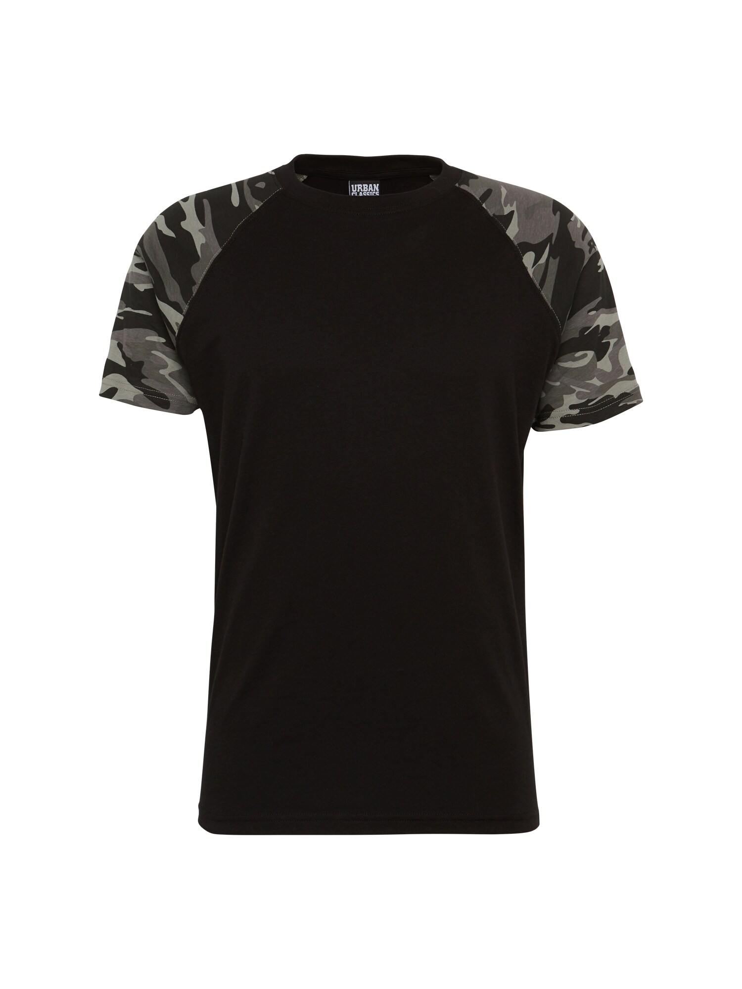 Urban Classics Camiseta  negro / blanco