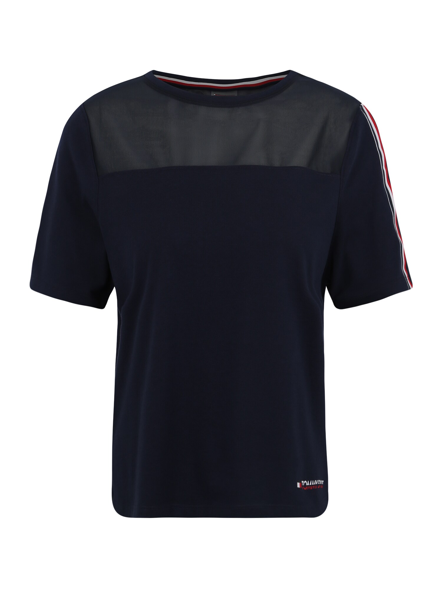 Tommy Sport Dames Functioneel Shirt Tee Ss 93 Navy tommy sport kopen in de aanbieding