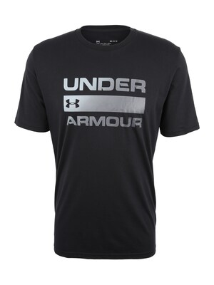 UNDER ARMOUR Camiseta funcional 'Team Issue'  negro / plata
